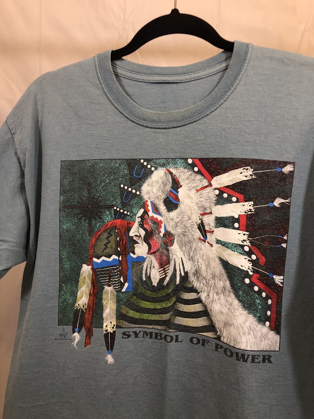 Vintage Y2K Indian Symbol Of Power Native 2000s Shirt Size US L / EU 52-54 / 3 - 2 Thumbnail