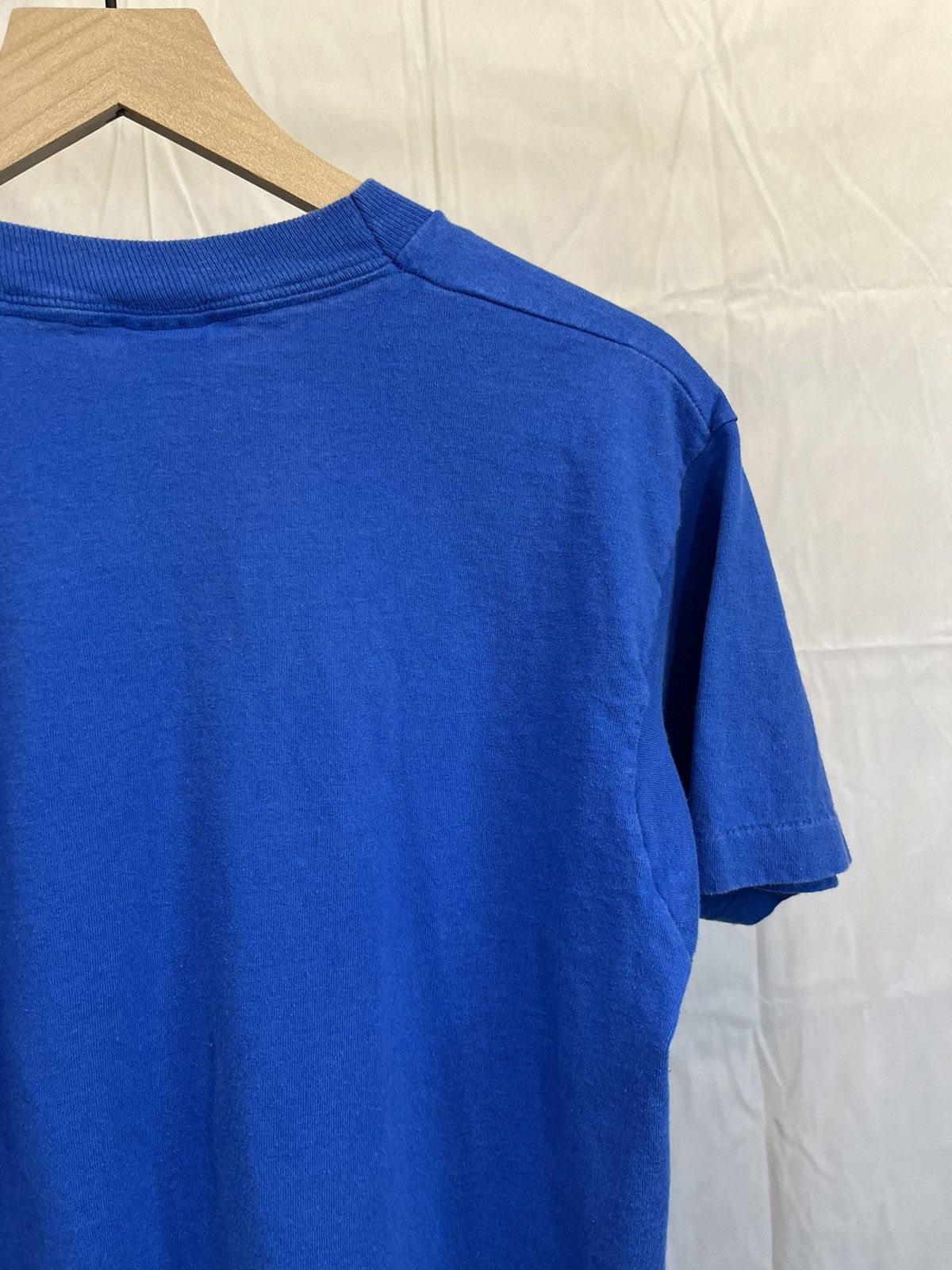 Vintage Vintage Single Stitch Made In USA Blank Pocket Tee Size US L / EU 52-54 / 3 - 10 Thumbnail