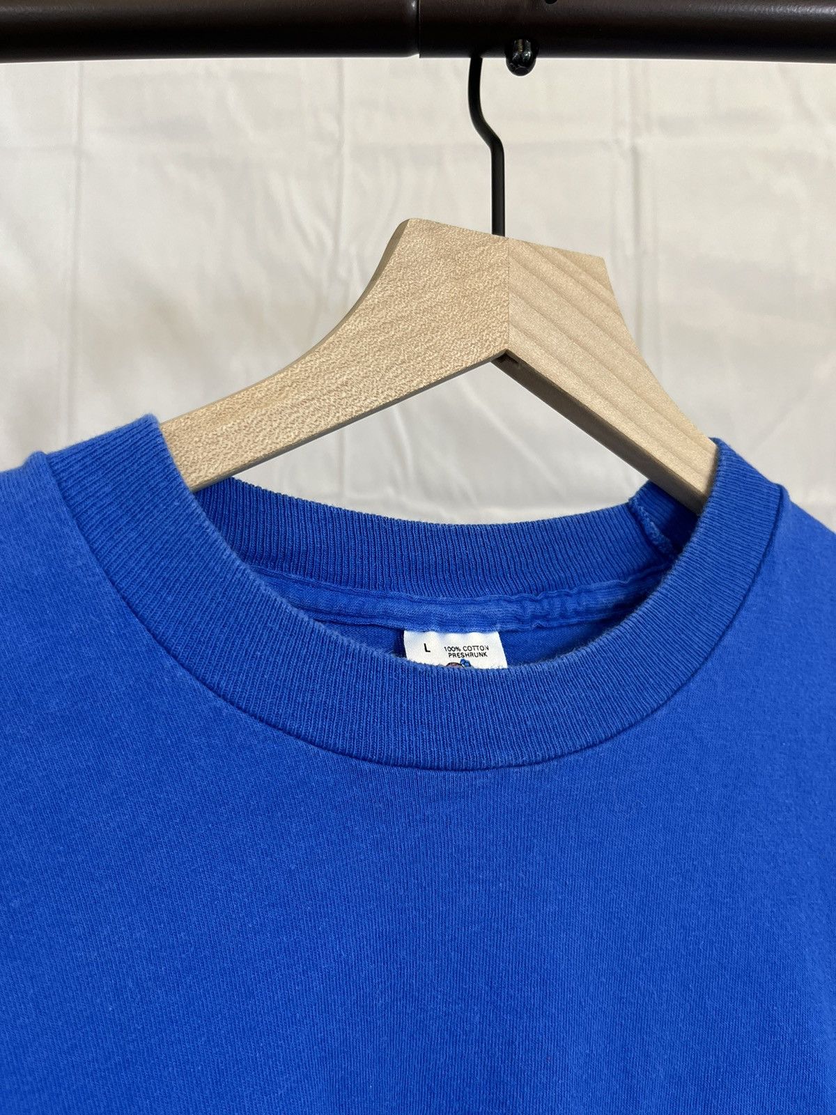 Vintage Vintage Single Stitch Made In USA Blank Pocket Tee Size US L / EU 52-54 / 3 - 3 Thumbnail