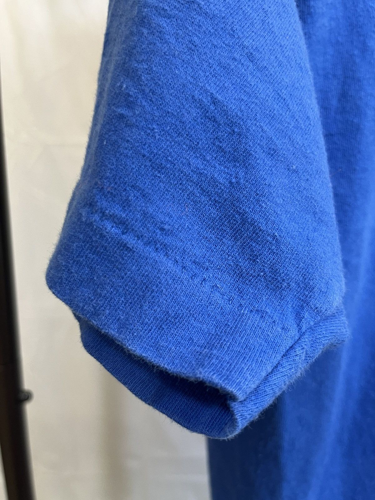 Vintage Vintage Single Stitch Made In USA Blank Pocket Tee Size US L / EU 52-54 / 3 - 5 Thumbnail