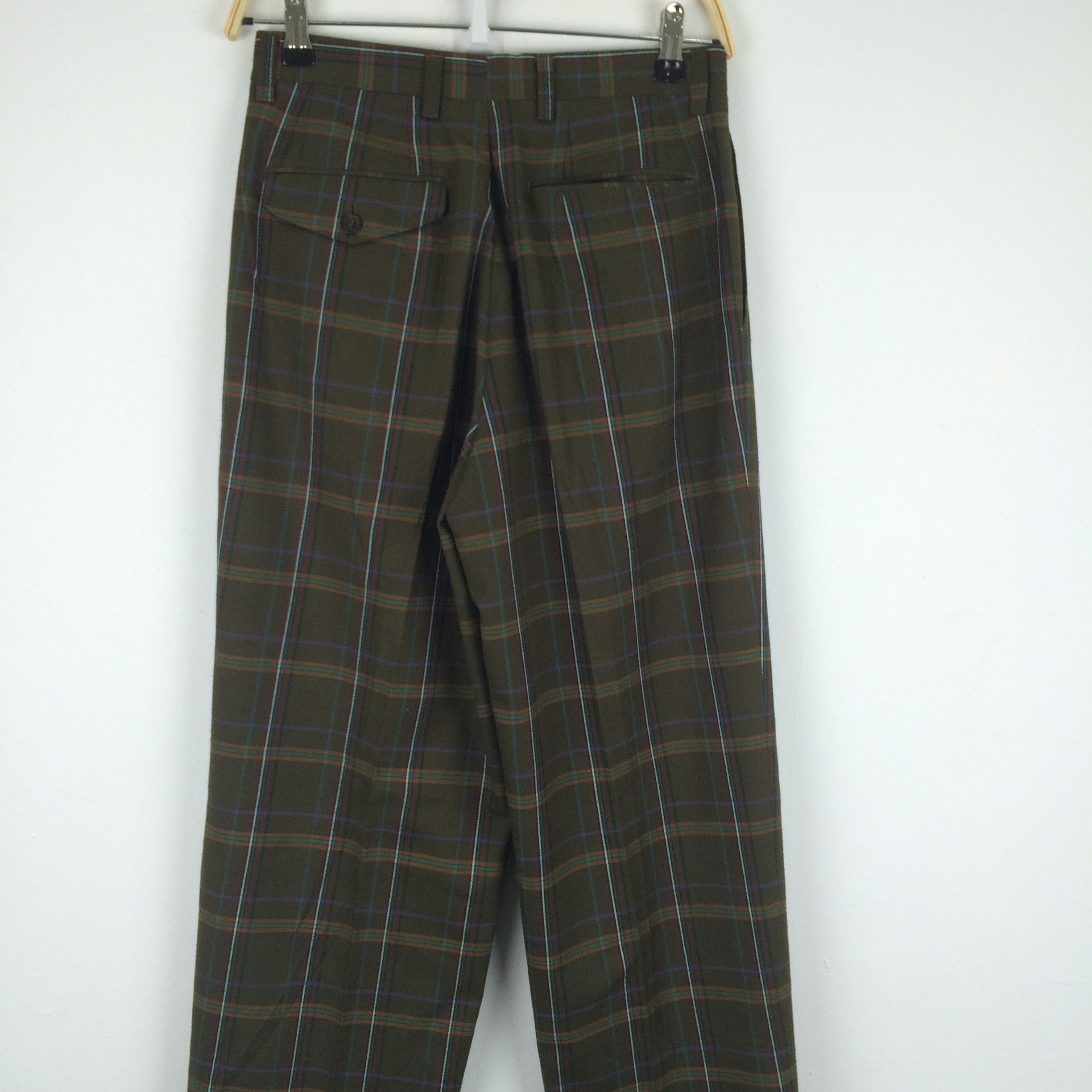 Designer × Japanese Brand x96 JAPAN VTG TARTAN PANTS Size US 28 / EU 44 - 5 Thumbnail