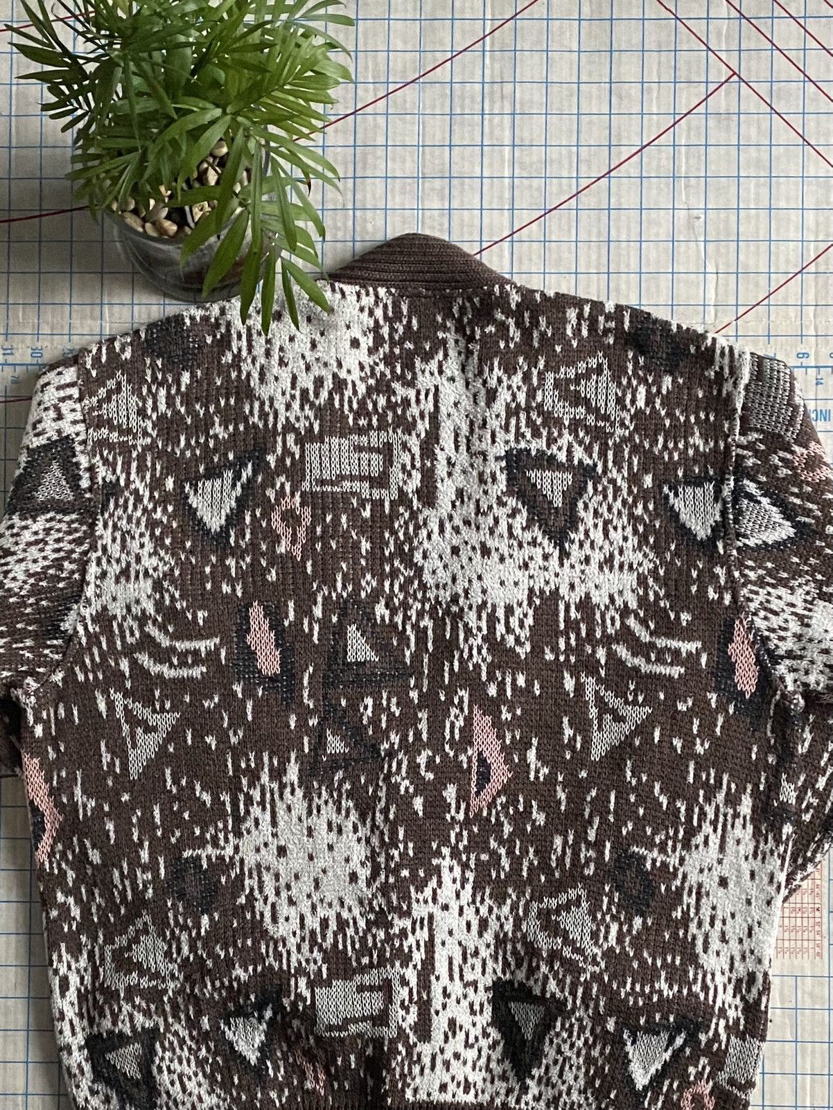 Givenchy × Vintage Vintage Givenchy Gentlemen Knit Cardigan Sweater Brown Size US L / EU 52-54 / 3 - 14 Thumbnail