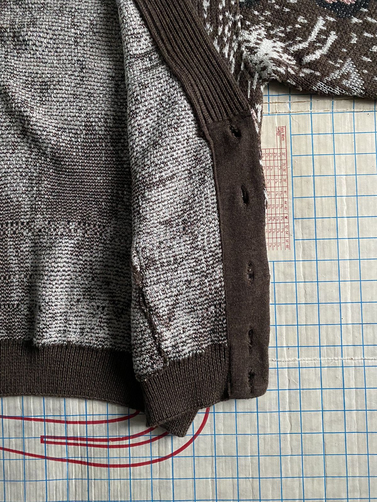 Givenchy × Vintage Vintage Givenchy Gentlemen Knit Cardigan Sweater Brown Size US L / EU 52-54 / 3 - 8 Thumbnail