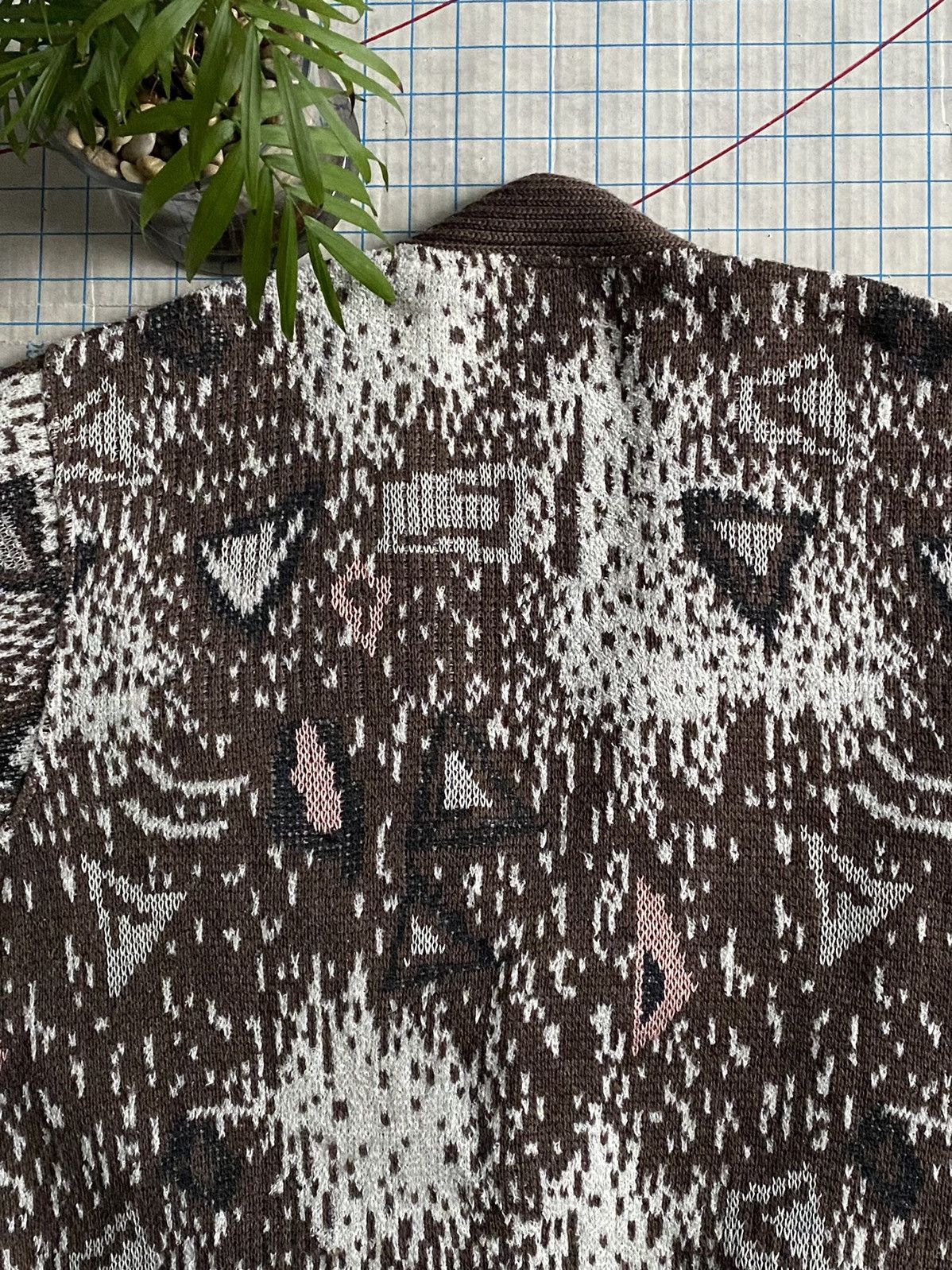 Givenchy × Vintage Vintage Givenchy Gentlemen Knit Cardigan Sweater Brown Size US L / EU 52-54 / 3 - 15 Thumbnail