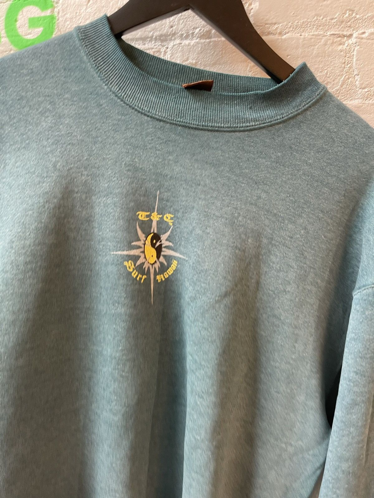Vintage Vintage THRASHED Surf Chain Skull Skate Sweater Size US L / EU 52-54 / 3 - 8 Thumbnail