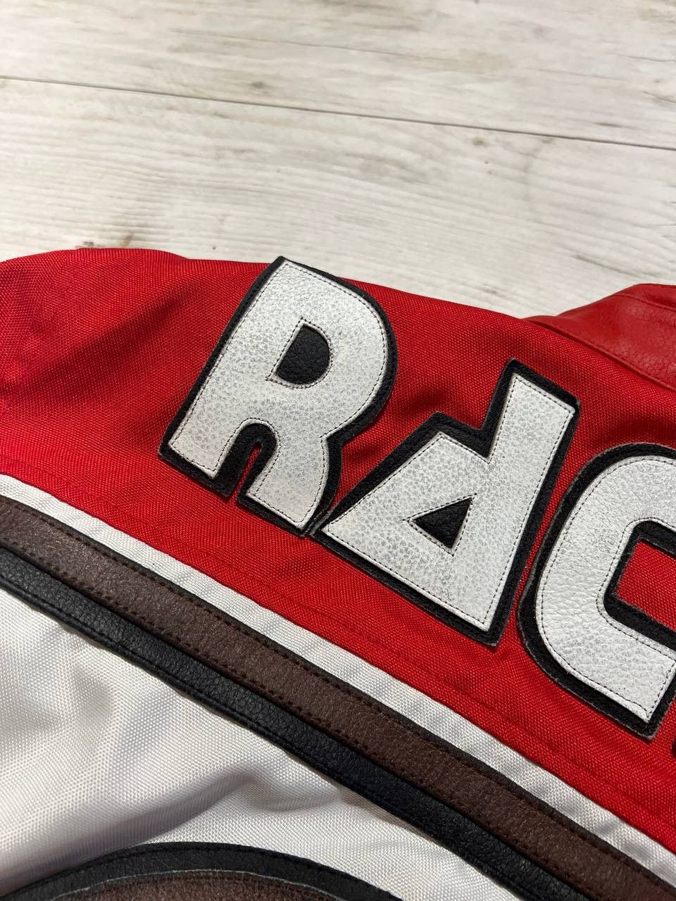 Vintage Vintage Lucky Mans Leather Jacket Racing Moto Grand Prix Y2K Size US S / EU 44-46 / 1 - 6 Thumbnail