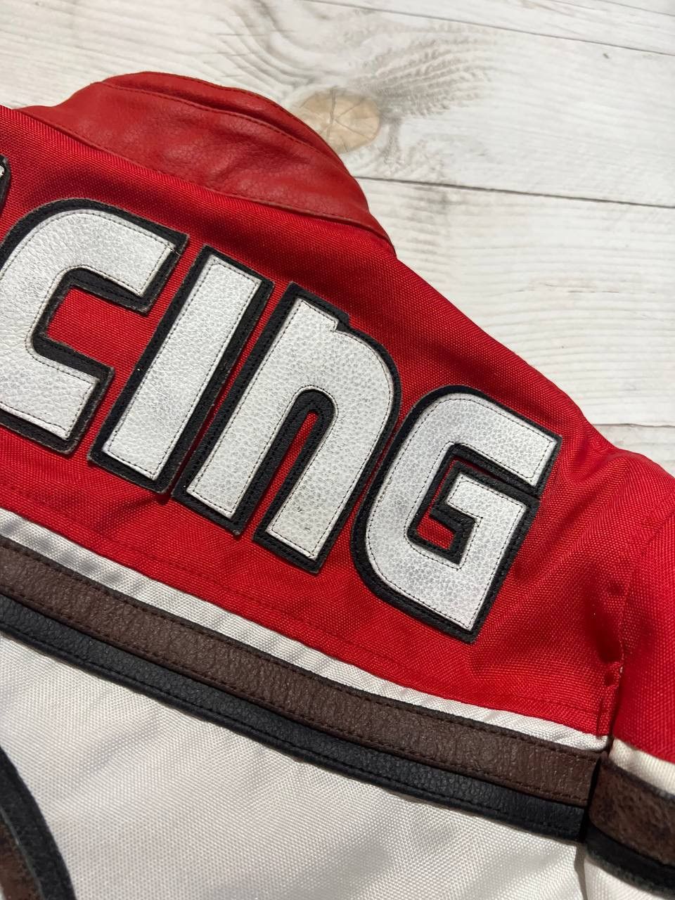 Vintage Vintage Lucky Mans Leather Jacket Racing Moto Grand Prix Y2K Size US S / EU 44-46 / 1 - 5 Thumbnail