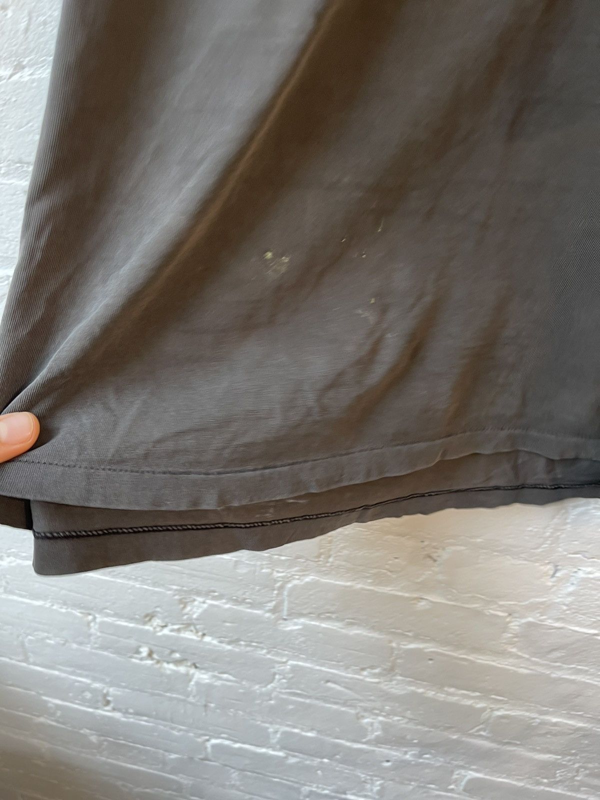 Vintage Vintage 90s Black Sun Washed THRASHED blank Shirt Oversize Size US XXL / EU 58 / 5 - 5 Thumbnail