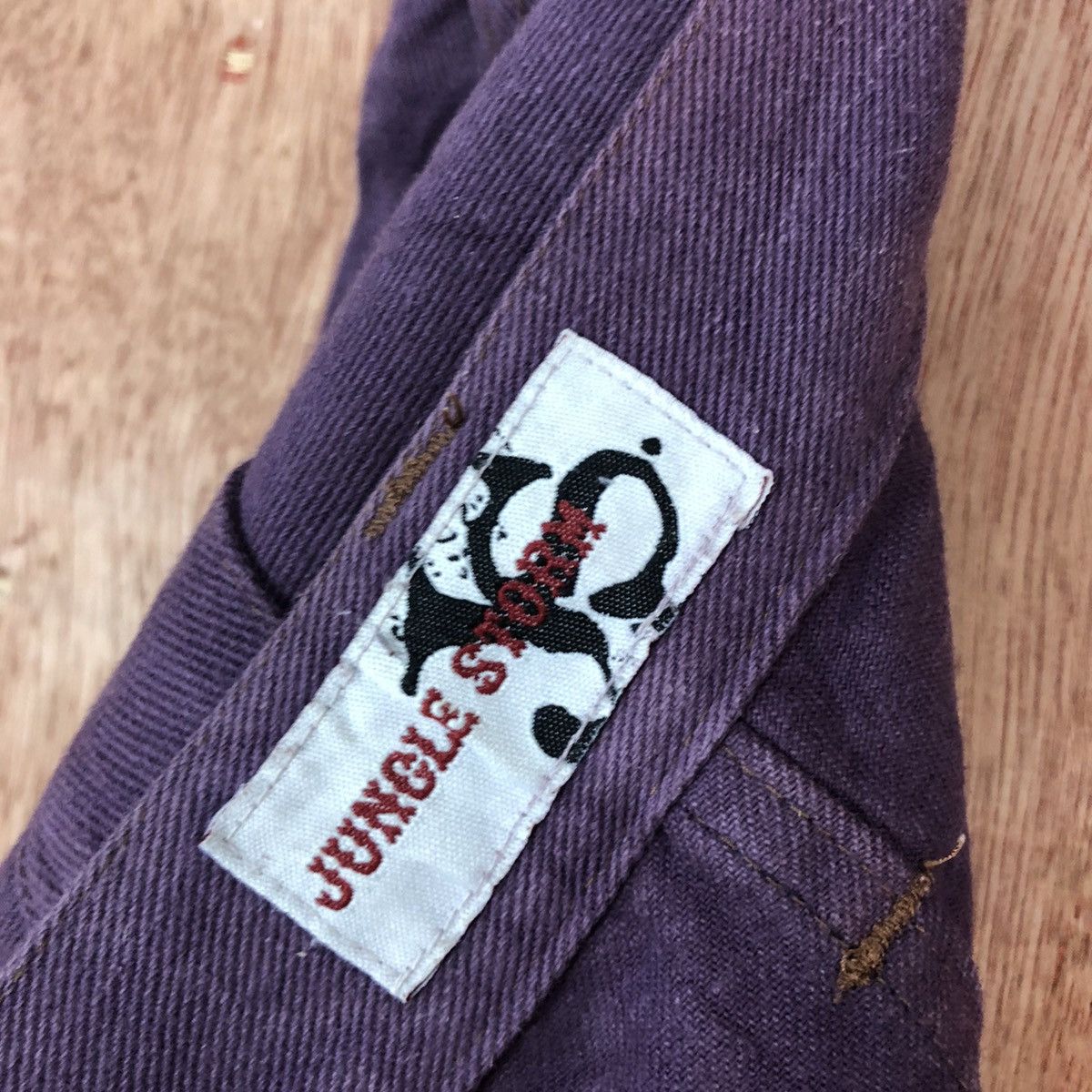 Vintage DL Double Waist Jungle Storm Purple Jeans Pants #c743 Size US 29 - 10 Thumbnail
