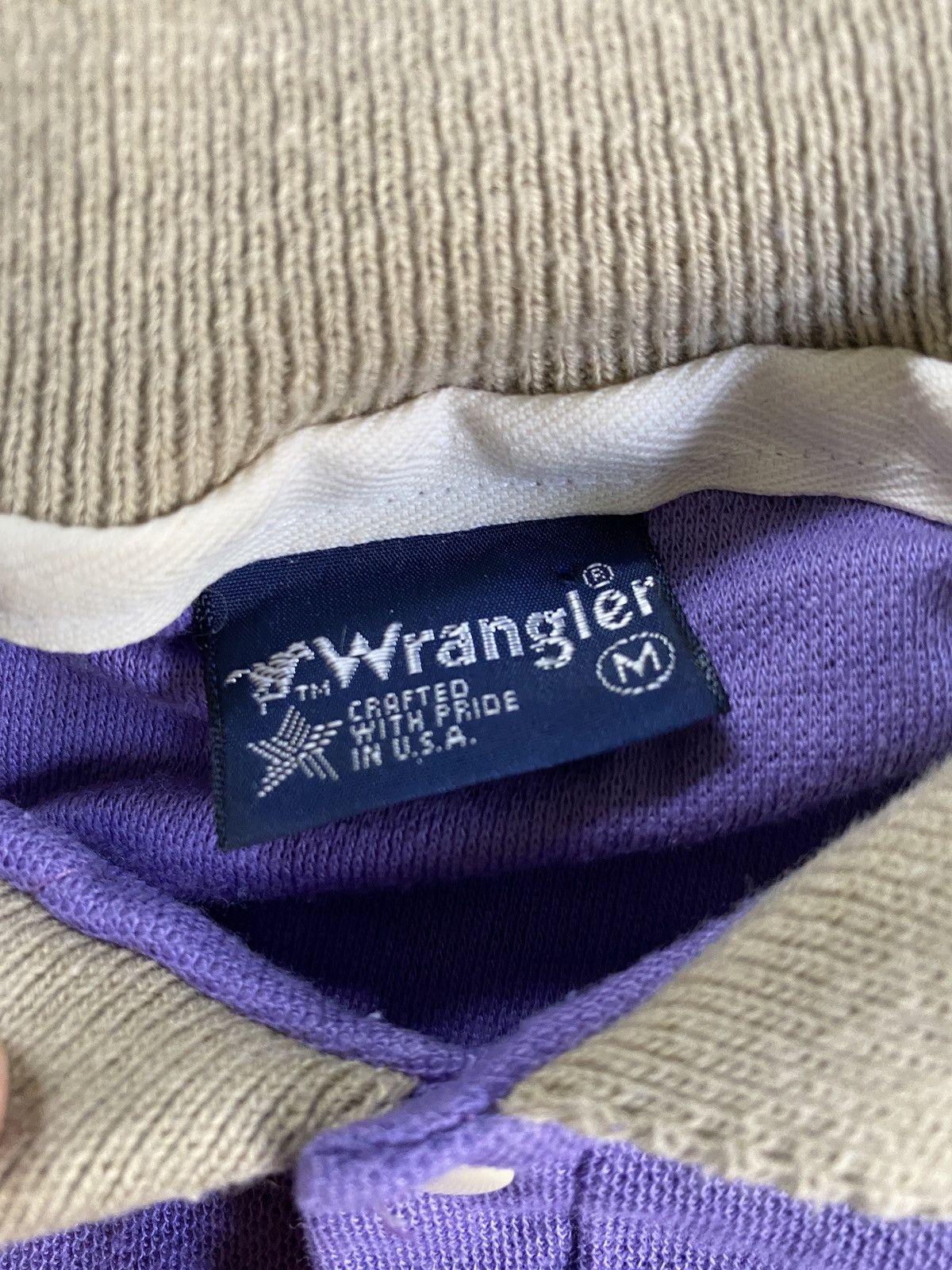 Wrangler Vintage 70’s Wrangler Snap Button Single Stitch Raglan Polo Size US S / EU 44-46 / 1 - 7 Thumbnail