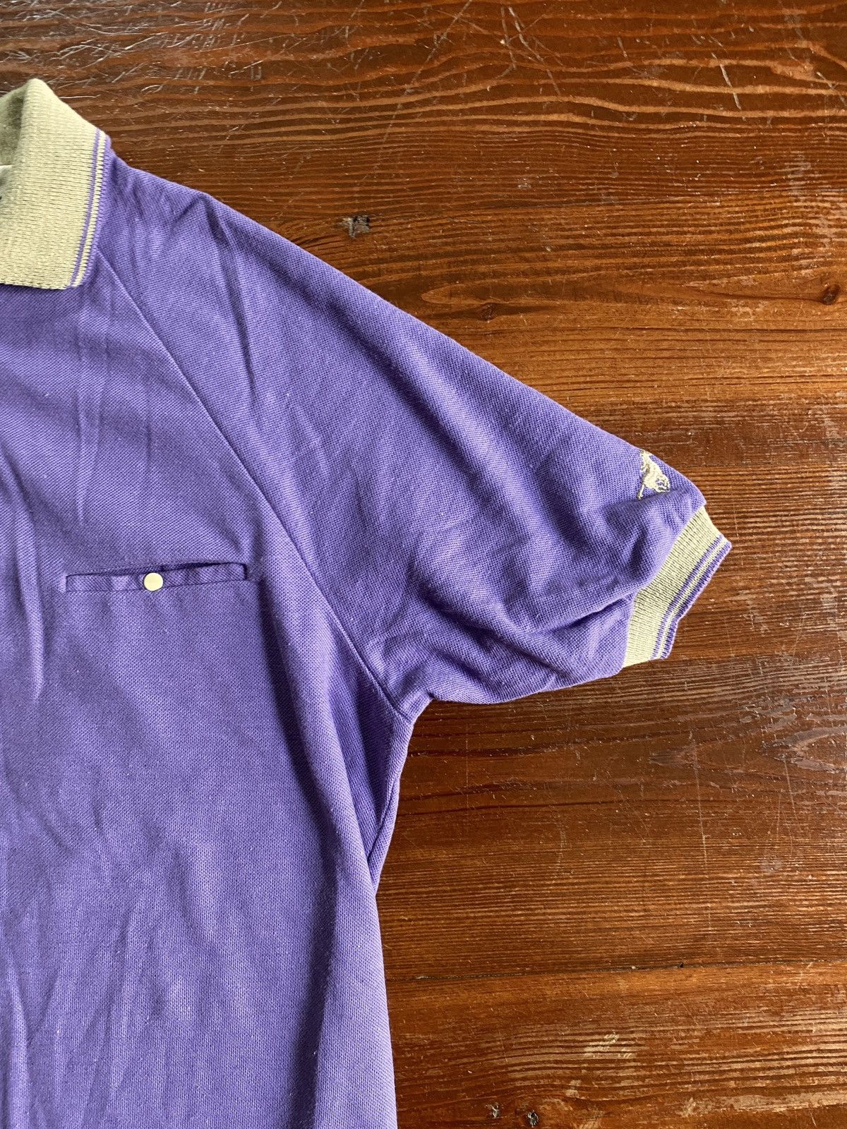 Wrangler Vintage 70’s Wrangler Snap Button Single Stitch Raglan Polo Size US S / EU 44-46 / 1 - 9 Thumbnail