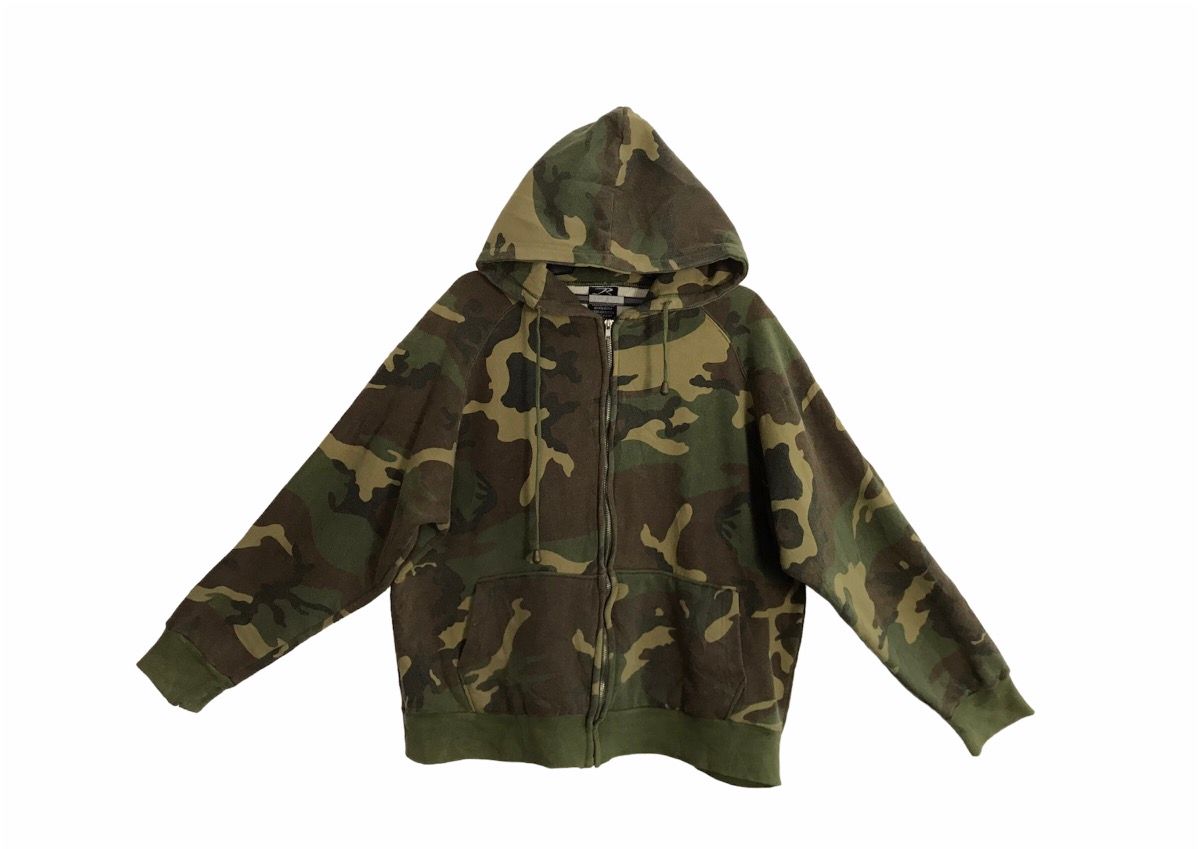 Rothco Zip Up Style Camouflage Roth Co Double Pocket Hoodie Jacket ...