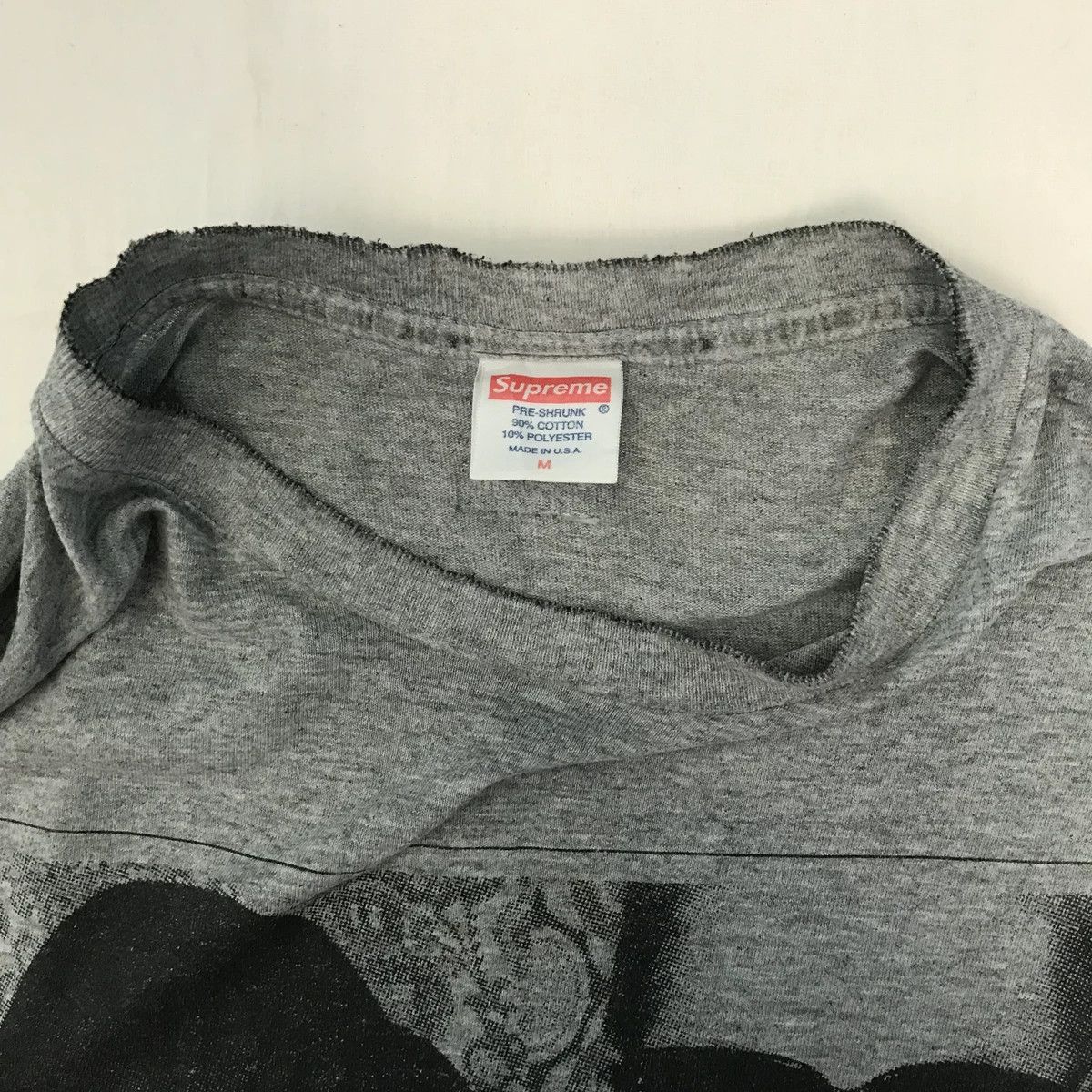 Supreme × Vintage Vintage Distressed Supreme Raekwon Getto Boy Rap Tshirt Size US L / EU 52-54 / 3 - 4 Thumbnail