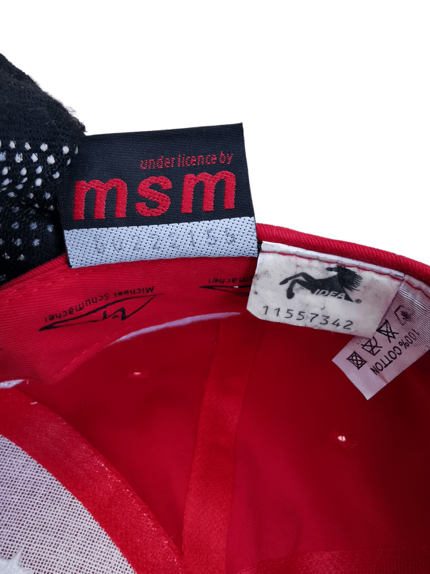 Ferrari × Formula 1 VINTAGE 2003 MICHAEL SCHUMACHER FERRARI RACING HAT Size ONE SIZE - 8 Thumbnail