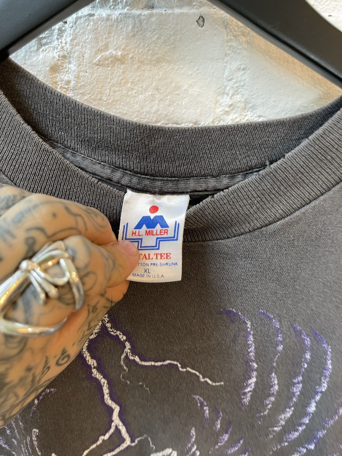 Harley Davidson × Vintage Vintage THRASHED Harley Davidson Thunder Lightning Tank top Size US XL / EU 56 / 4 - 5 Thumbnail