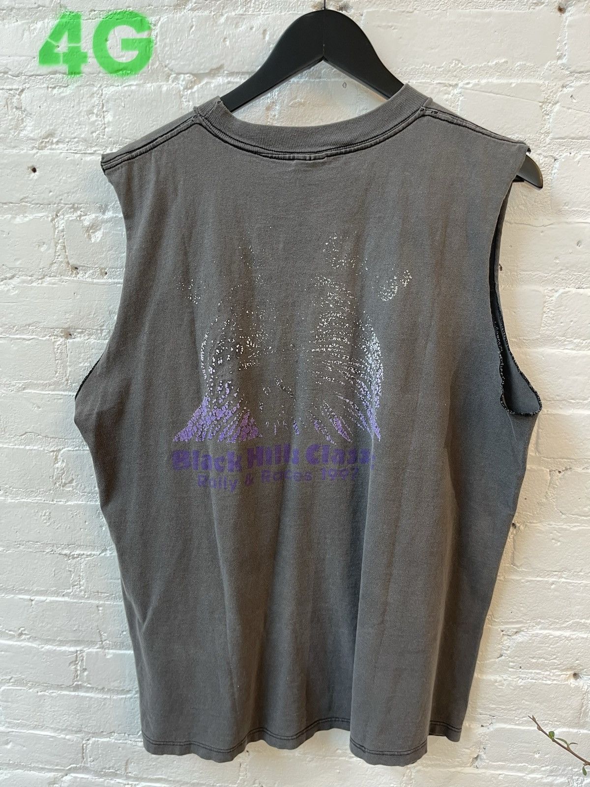 Harley Davidson × Vintage Vintage THRASHED Harley Davidson Thunder Lightning Tank top Size US XL / EU 56 / 4 - 8 Thumbnail