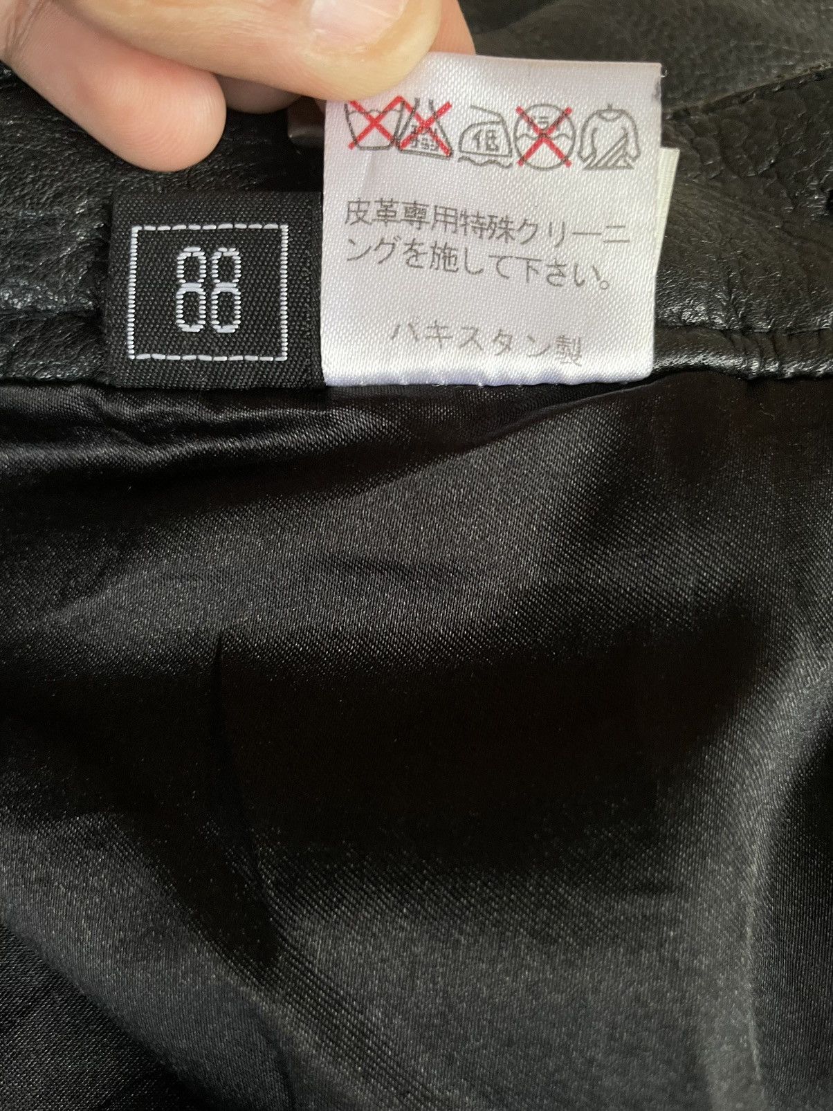 Schott 💥RARE💥Vintage Japanese Brand Leather Overall Pants Size US 34 / EU 50 - 17 Thumbnail