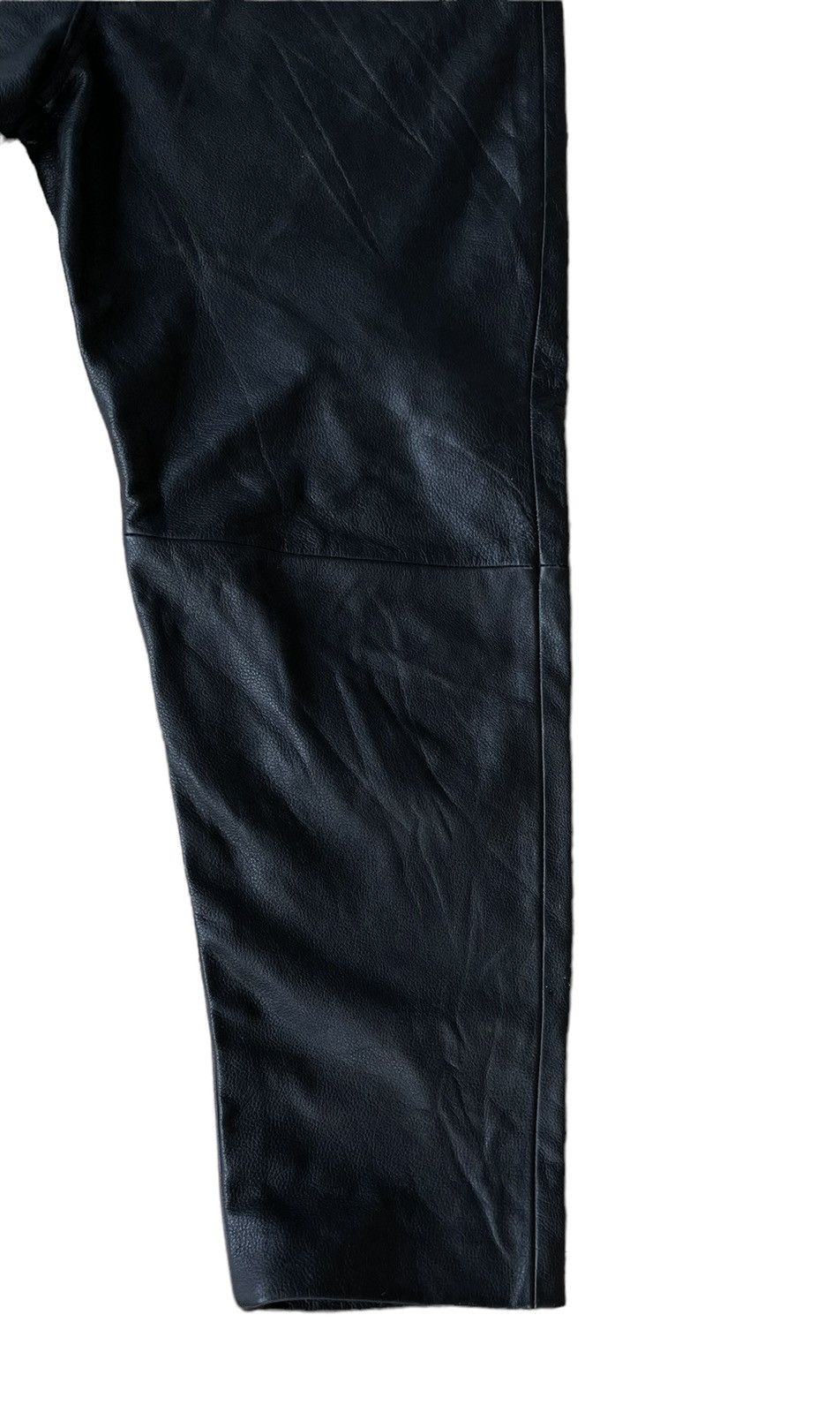 Schott 💥RARE💥Vintage Japanese Brand Leather Overall Pants Size US 34 / EU 50 - 3 Thumbnail