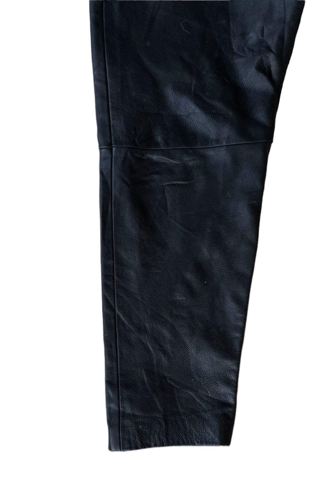 Schott 💥RARE💥Vintage Japanese Brand Leather Overall Pants Size US 34 / EU 50 - 4 Thumbnail