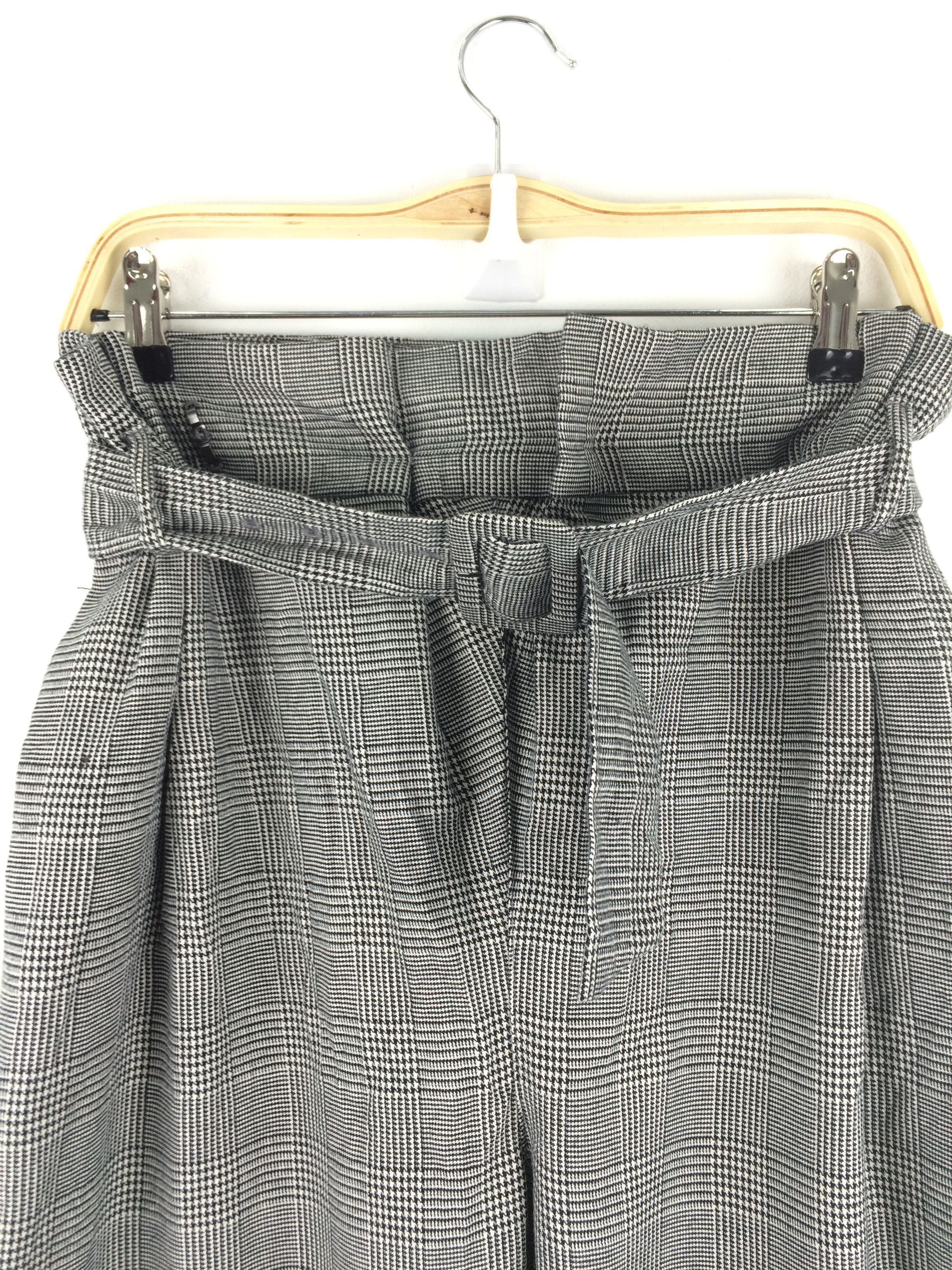 Japanese Brand x124 JAPAN ROPE PICNIC FLARED houndstooth tartan PANTS Size 34" / US 12 / IT 48 - 4 Thumbnail