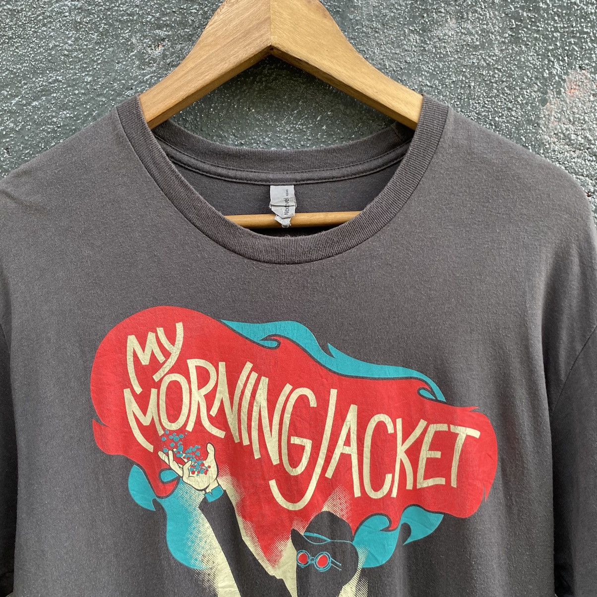 Band Tees Thrashed Faded Vintage Y2K My Morning Jacket ERD GRUNGE TEE Size US M / EU 48-50 / 2 - 3 Thumbnail