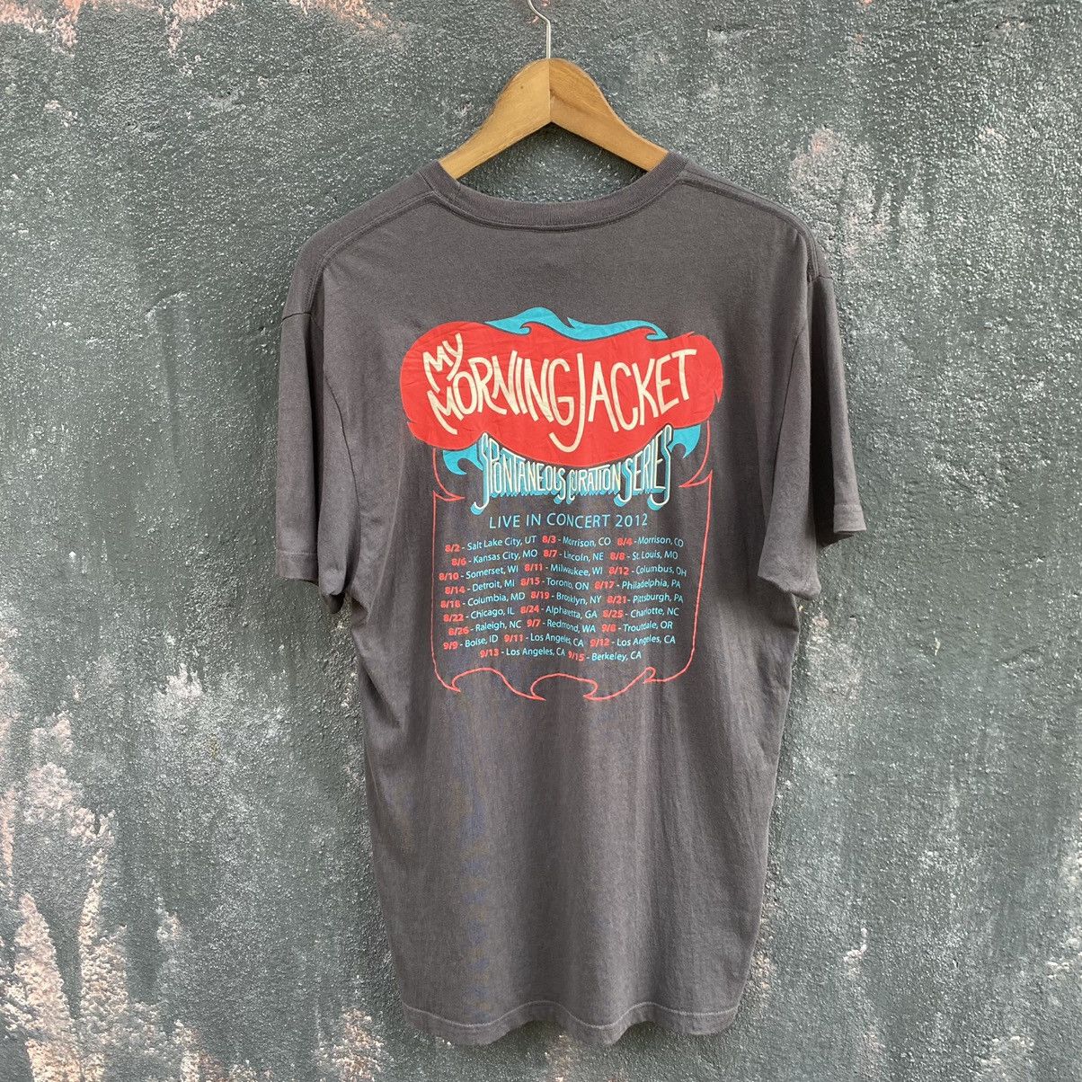 Band Tees Thrashed Faded Vintage Y2K My Morning Jacket ERD GRUNGE TEE Size US M / EU 48-50 / 2 - 4 Thumbnail