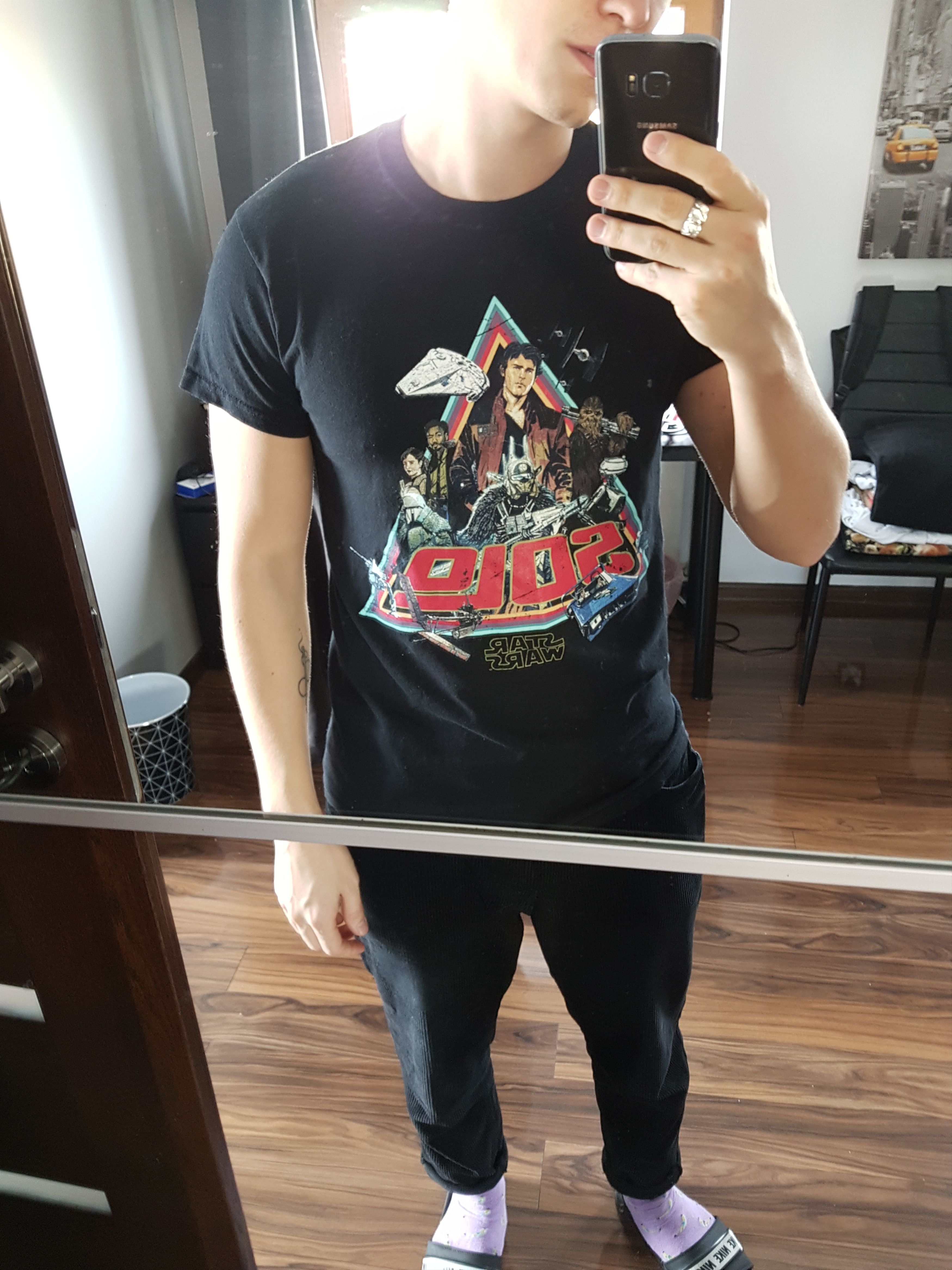 Vintage Vintage Star Wars Han Solo Movie Cartoon Tee Shirt Size US S / EU 44-46 / 1 - 8 Thumbnail