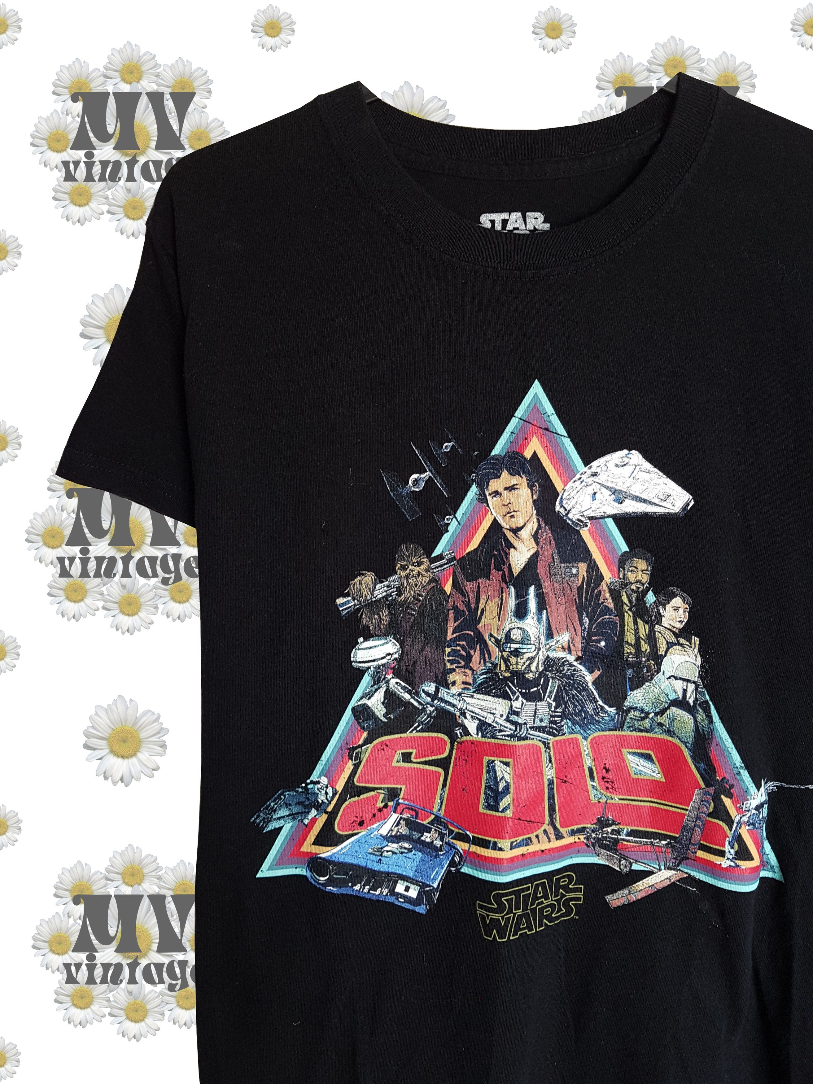 Vintage Vintage Star Wars Han Solo Movie Cartoon Tee Shirt Size US S / EU 44-46 / 1 - 1 Thumbnail