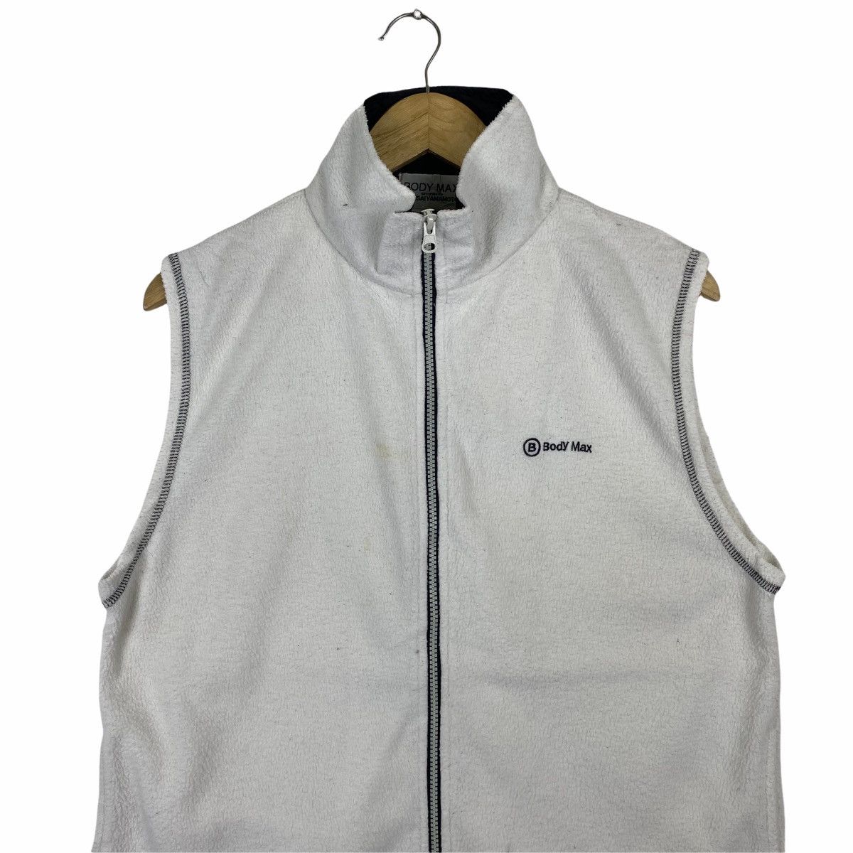 Japanese Brand × Kansai Yamamoto × Vintage Vintage Body Max KANSAI YAMAMOTO Japanese Fleece Vest Jacket Size US S / EU 44-46 / 1 - 4 Thumbnail