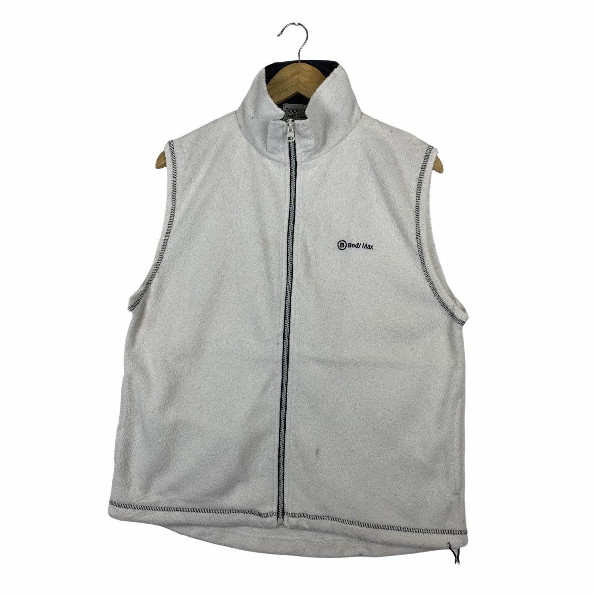 Japanese Brand × Kansai Yamamoto × Vintage Vintage Body Max KANSAI YAMAMOTO Japanese Fleece Vest Jacket Size US S / EU 44-46 / 1 - 3 Thumbnail