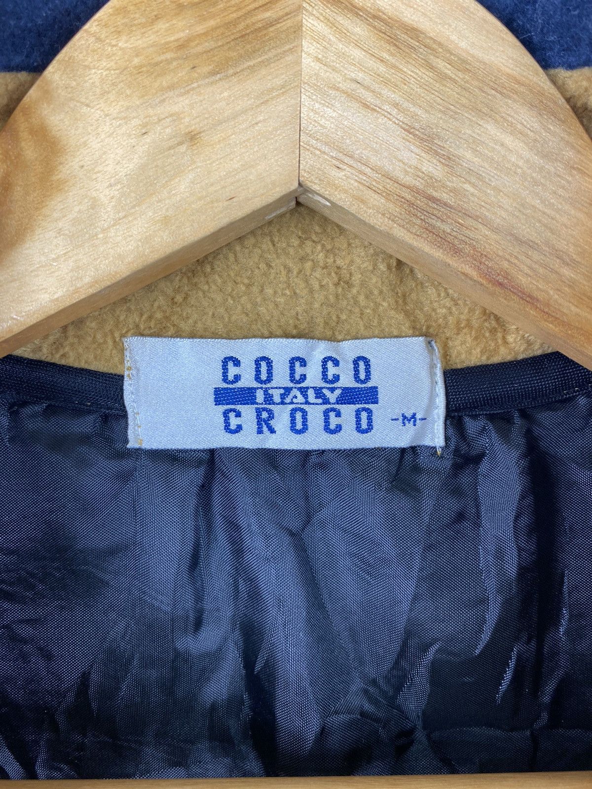 Designer × Vintage COCCO CROCO Sport Italy Golf Big Logo Fleece Vest Jacket Size US M / EU 48-50 / 2 - 6 Thumbnail
