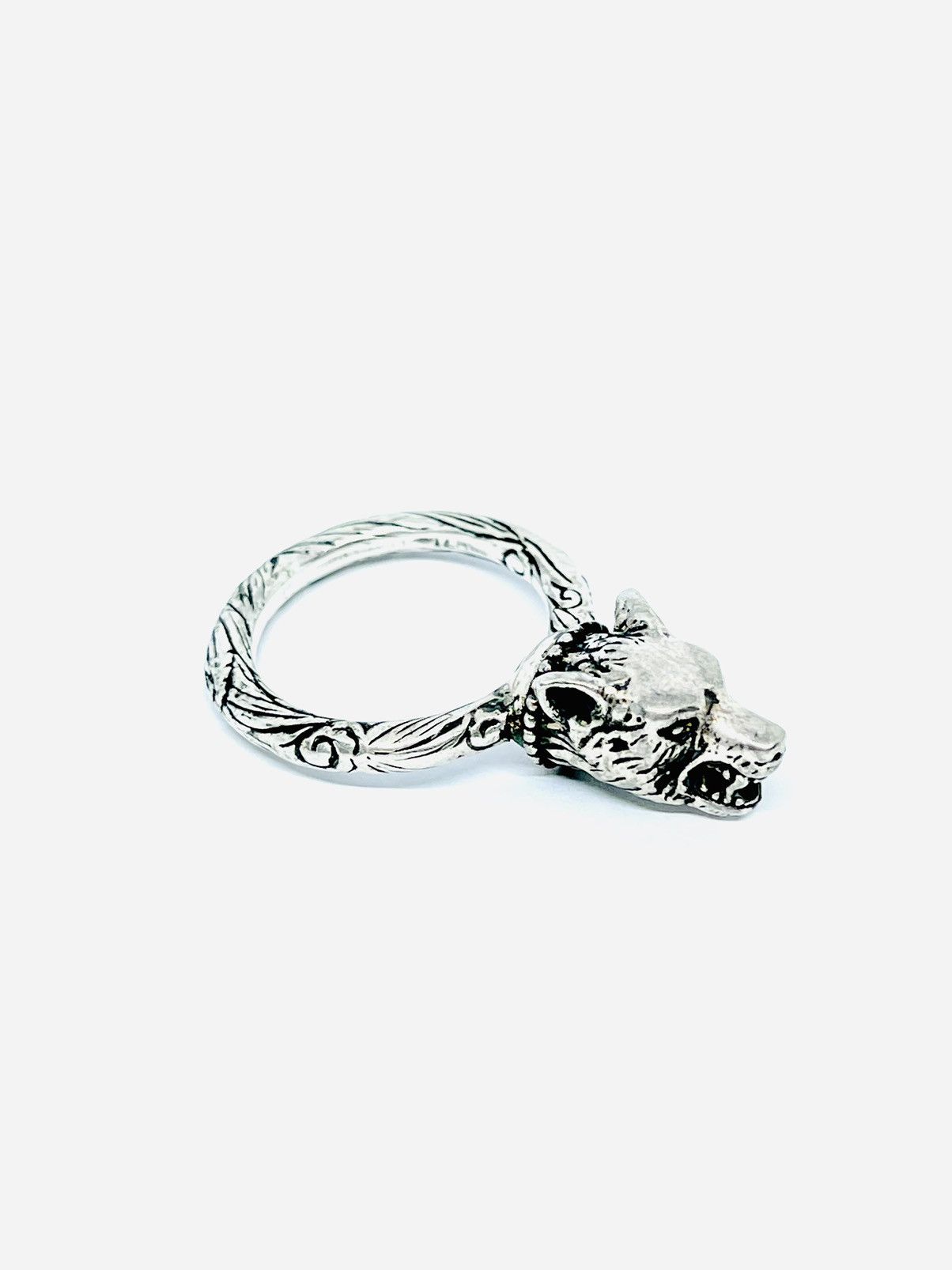 Gucci Gucci .925 Silver Anger Forest Wolf Ring Size ONE SIZE - 1 Thumbnail