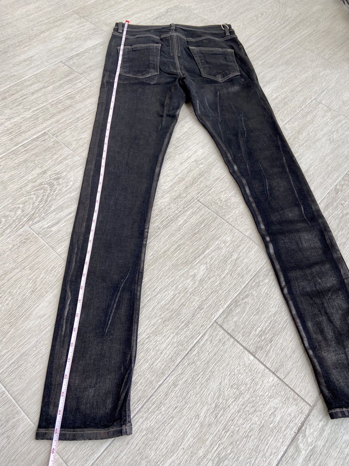 Rick Owens × Rick Owens Drkshdw NEW 🔥 METAL WAXED TYRONE LACQUERED PERFORMA CARTI TRAVIS 30 Size 29" - 17 Thumbnail
