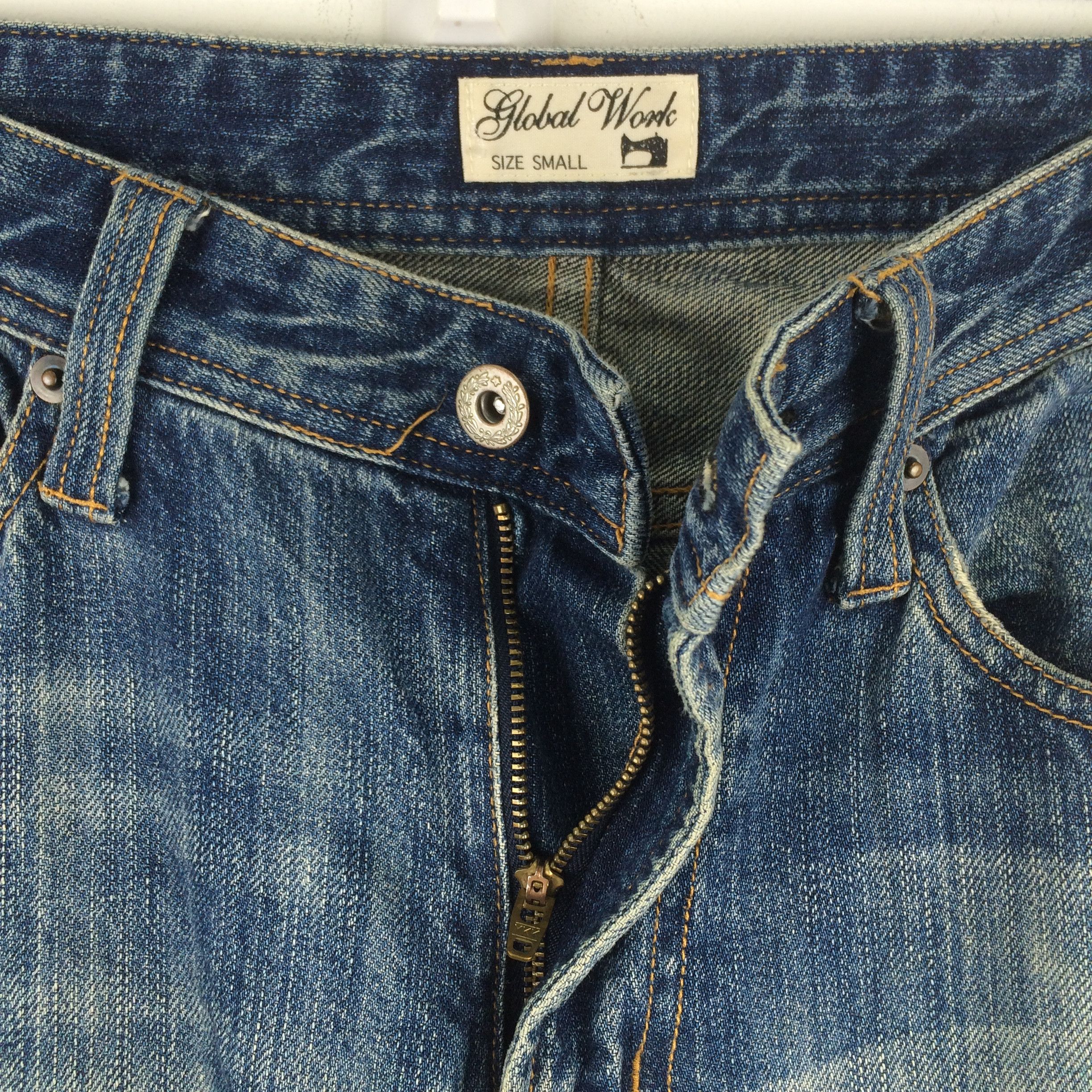 Global Work × Mickey Mouse x128 JAPAN RECONSTRUCTED GLOBALWORK X MICKEY JEANS Size US 32 / EU 48 - 5 Thumbnail