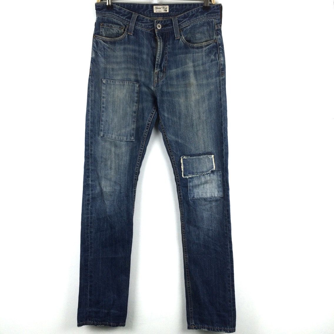 Global Work × Mickey Mouse x128 JAPAN RECONSTRUCTED GLOBALWORK X MICKEY JEANS Size US 32 / EU 48 - 8 Thumbnail
