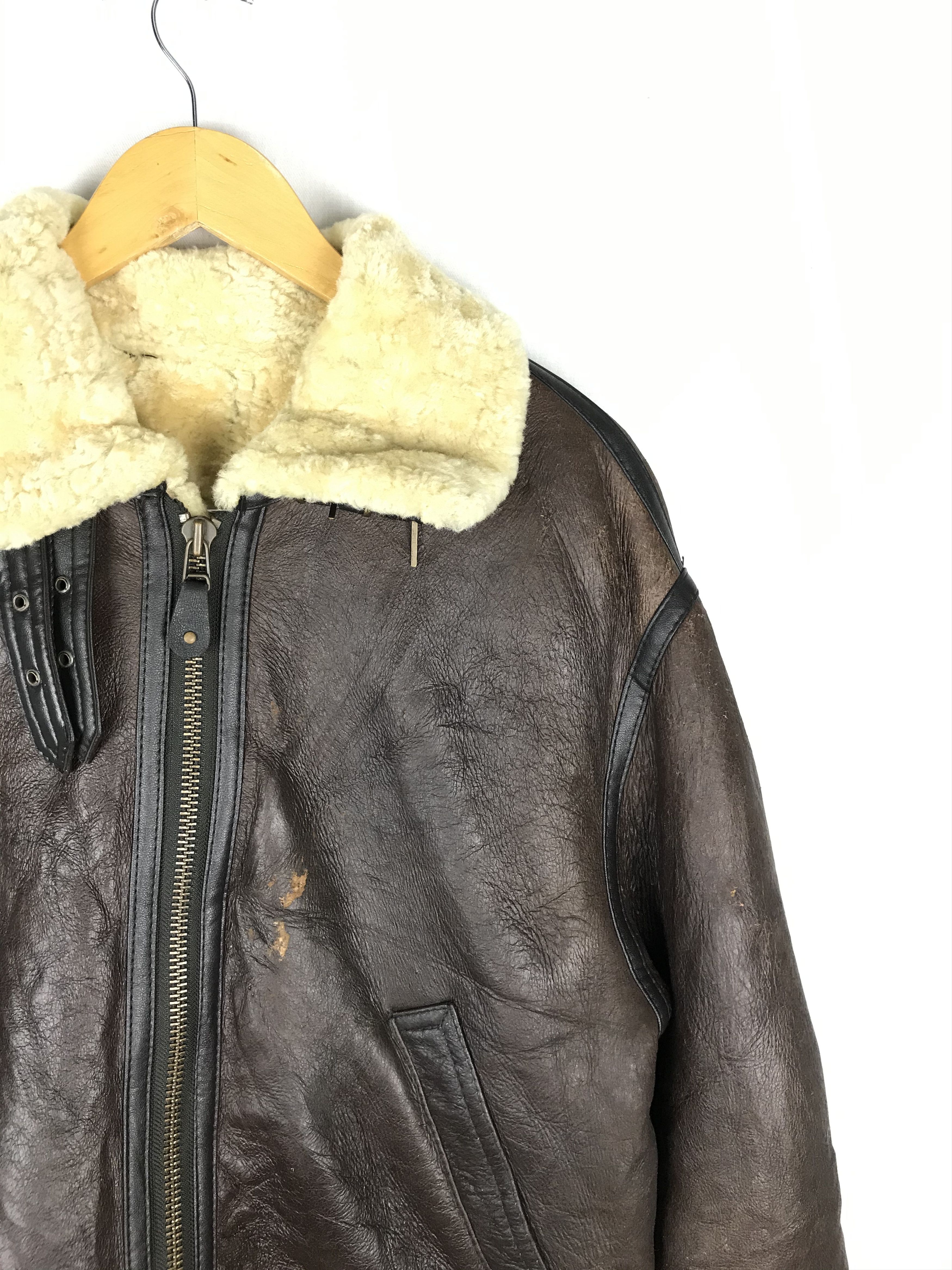 Other Vintage B3 Shearling Jacket Size US M / EU 48-50 / 2 - 3 Thumbnail