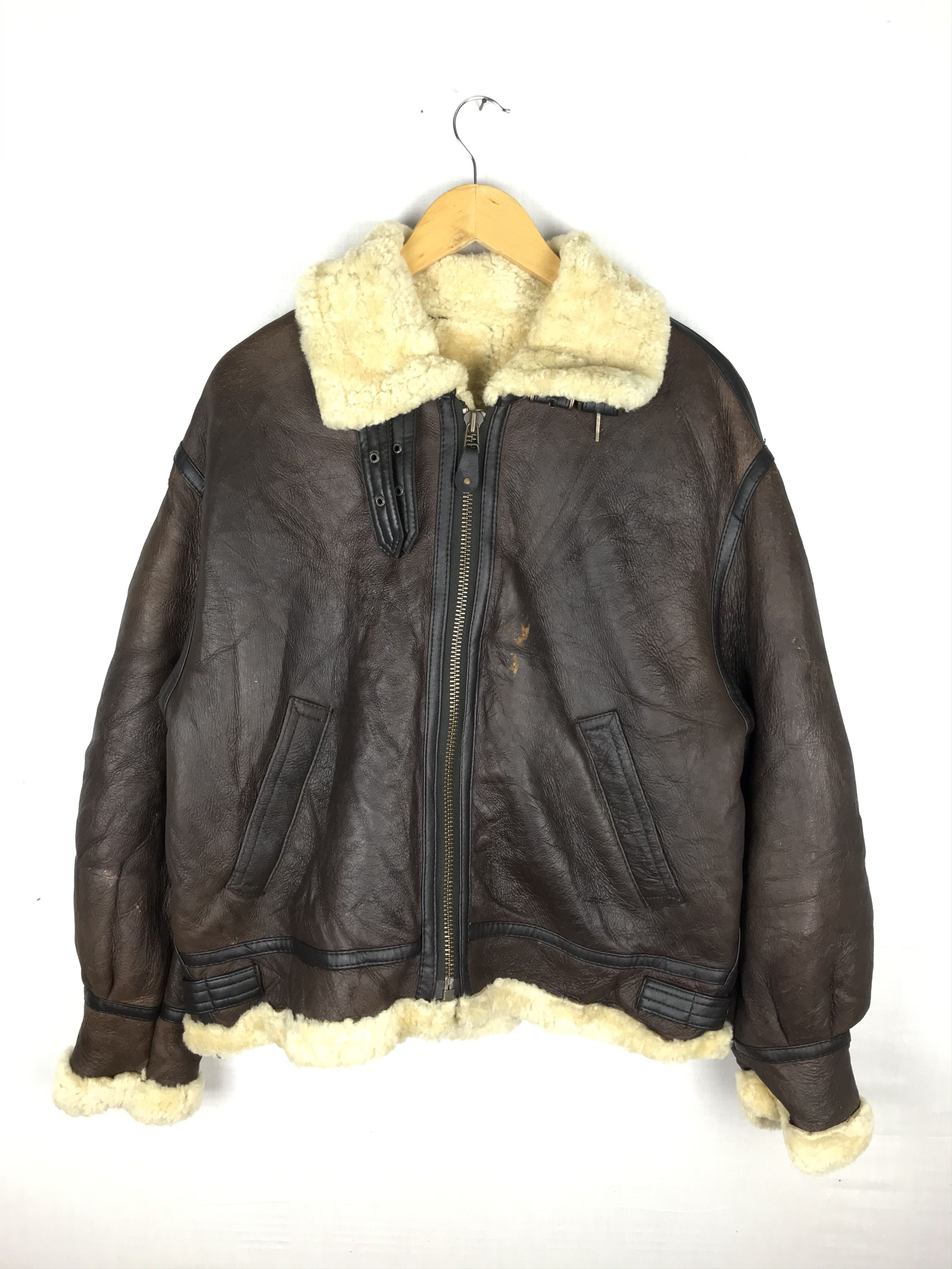 Other Vintage B3 Shearling Jacket Size US M / EU 48-50 / 2 - 1 Thumbnail