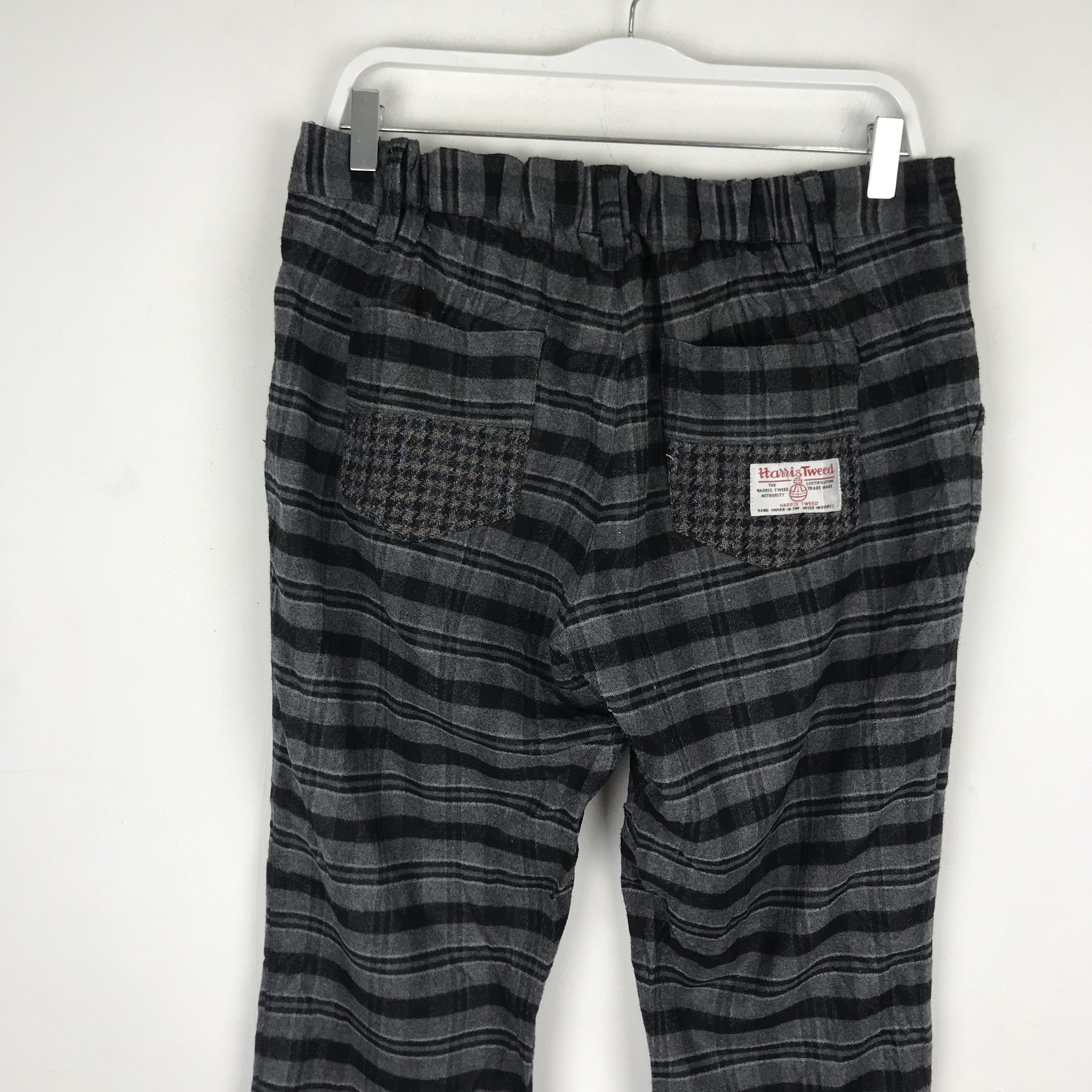 Harris Tweed × Vintage X129 HARRIS TWEED WOOL ANKLE PANTS NICE DESIGN Size 32" / US 10 / IT 46 - 2 Thumbnail