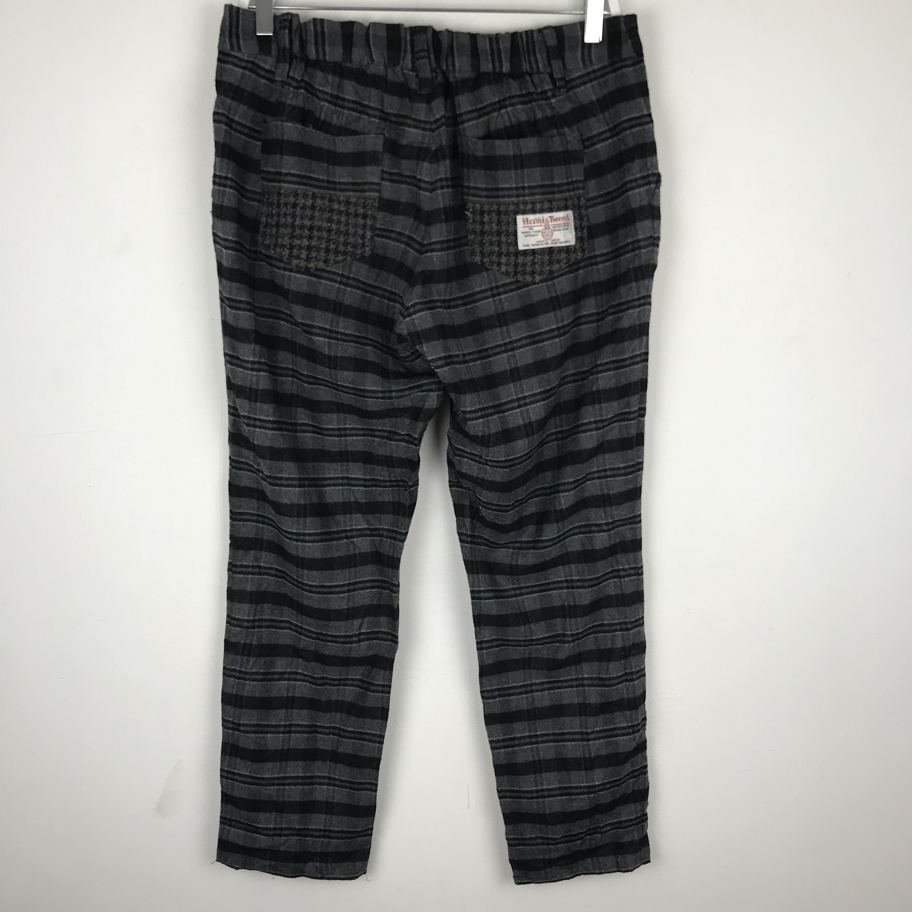 Harris Tweed × Vintage X129 HARRIS TWEED WOOL ANKLE PANTS NICE DESIGN Size 32" / US 10 / IT 46 - 1 Thumbnail