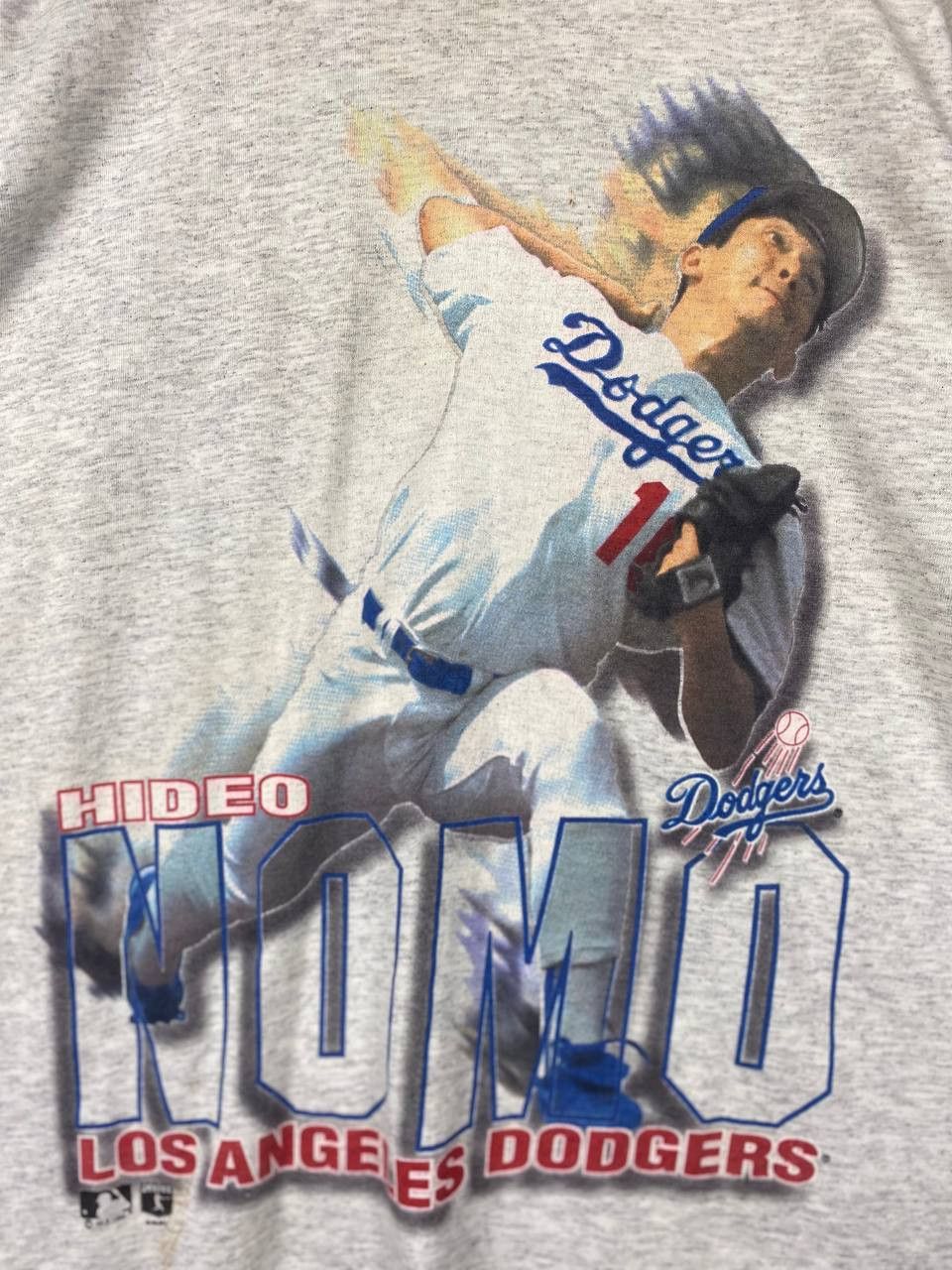 MLB Vintage 90s MLB Dodgers hideo nomo fullprint Size US M / EU 48-50 / 2 - 2 Thumbnail