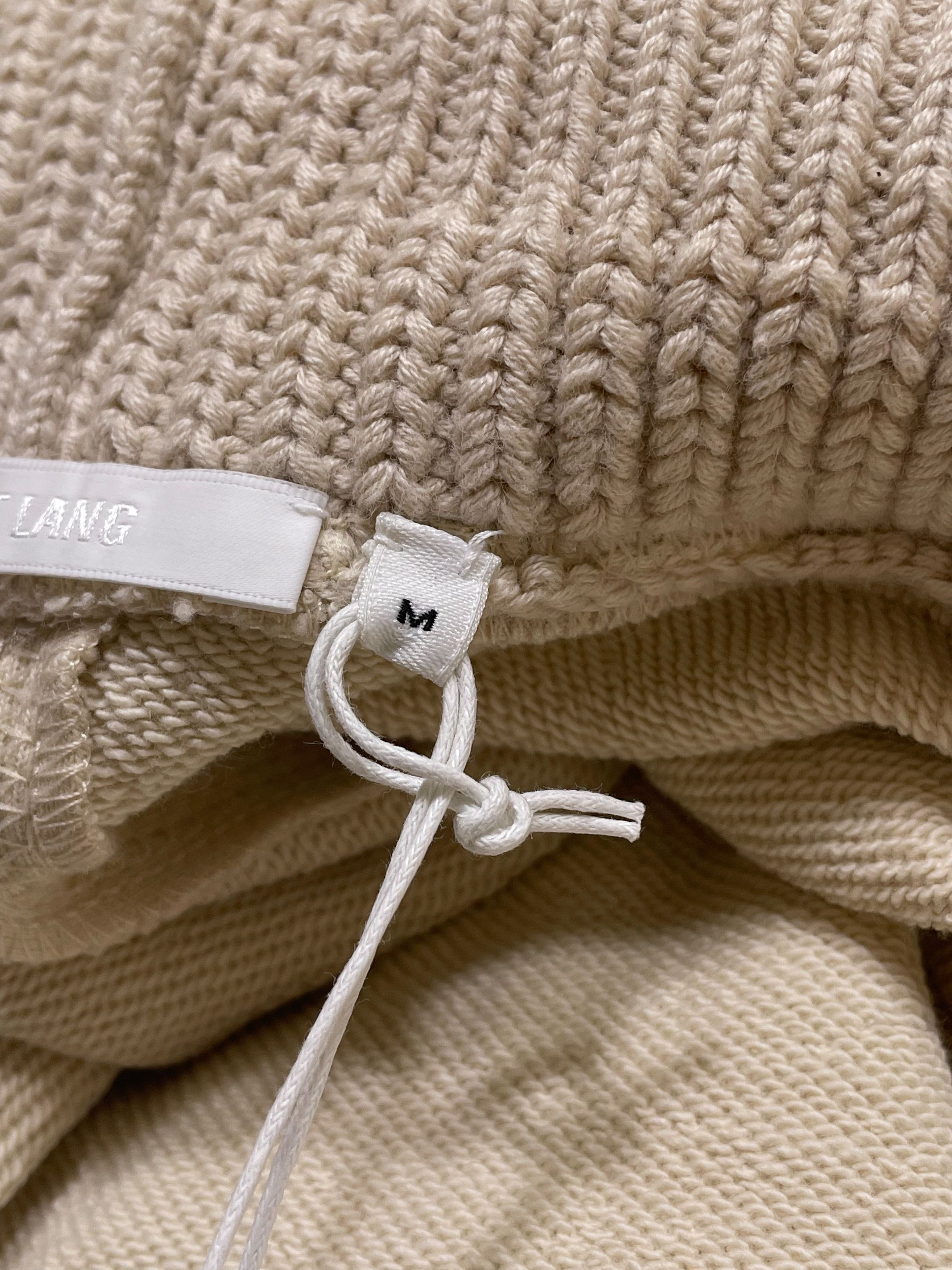 Helmut Lang ⚡️QUICK SALE⚡️Helmut Lang Beige Oversized Turtleneck Size US M / EU 48-50 / 2 - 6 Thumbnail