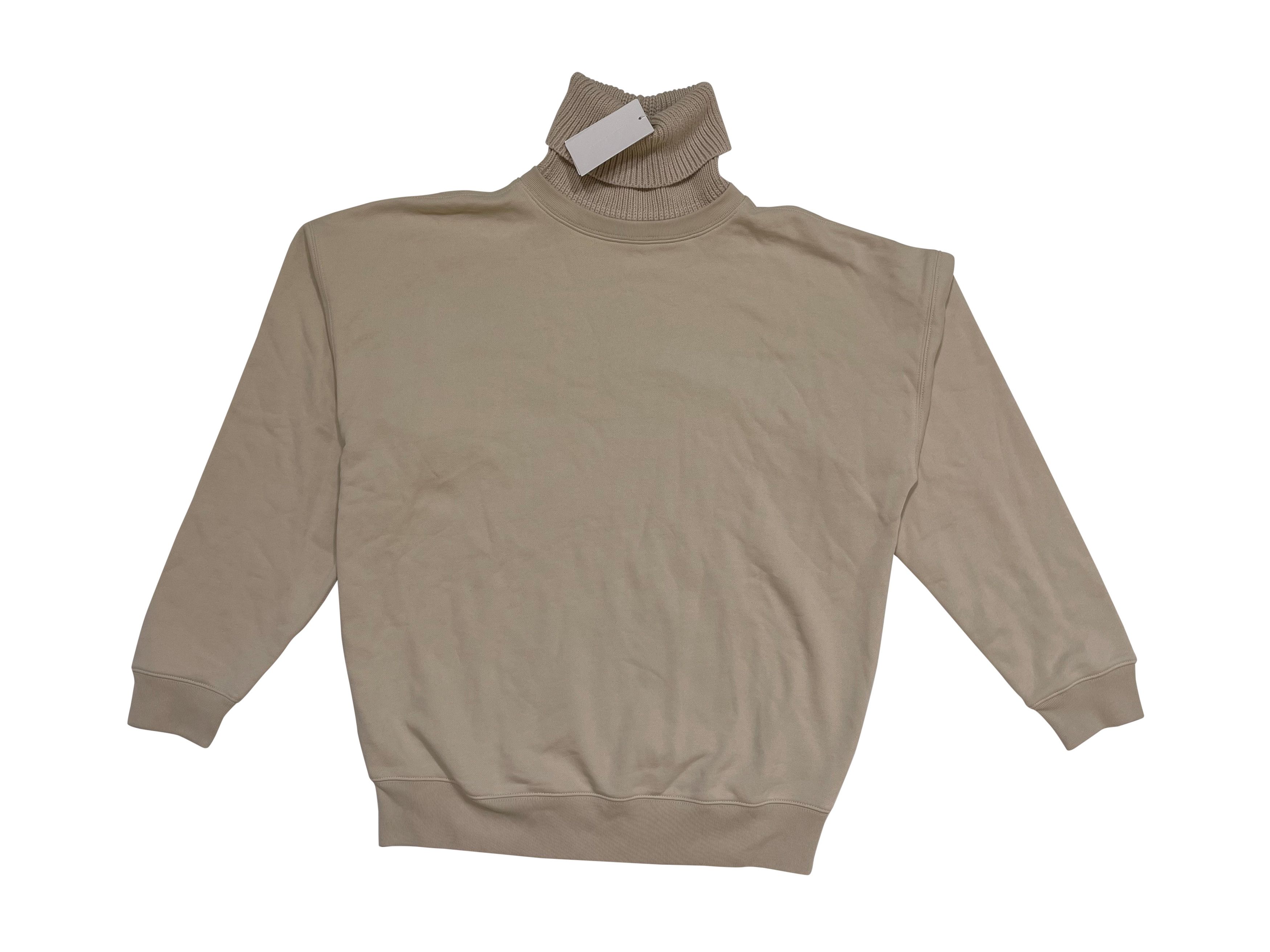 Helmut Lang ⚡️QUICK SALE⚡️Helmut Lang Beige Oversized Turtleneck Size US M / EU 48-50 / 2 - 1 Thumbnail