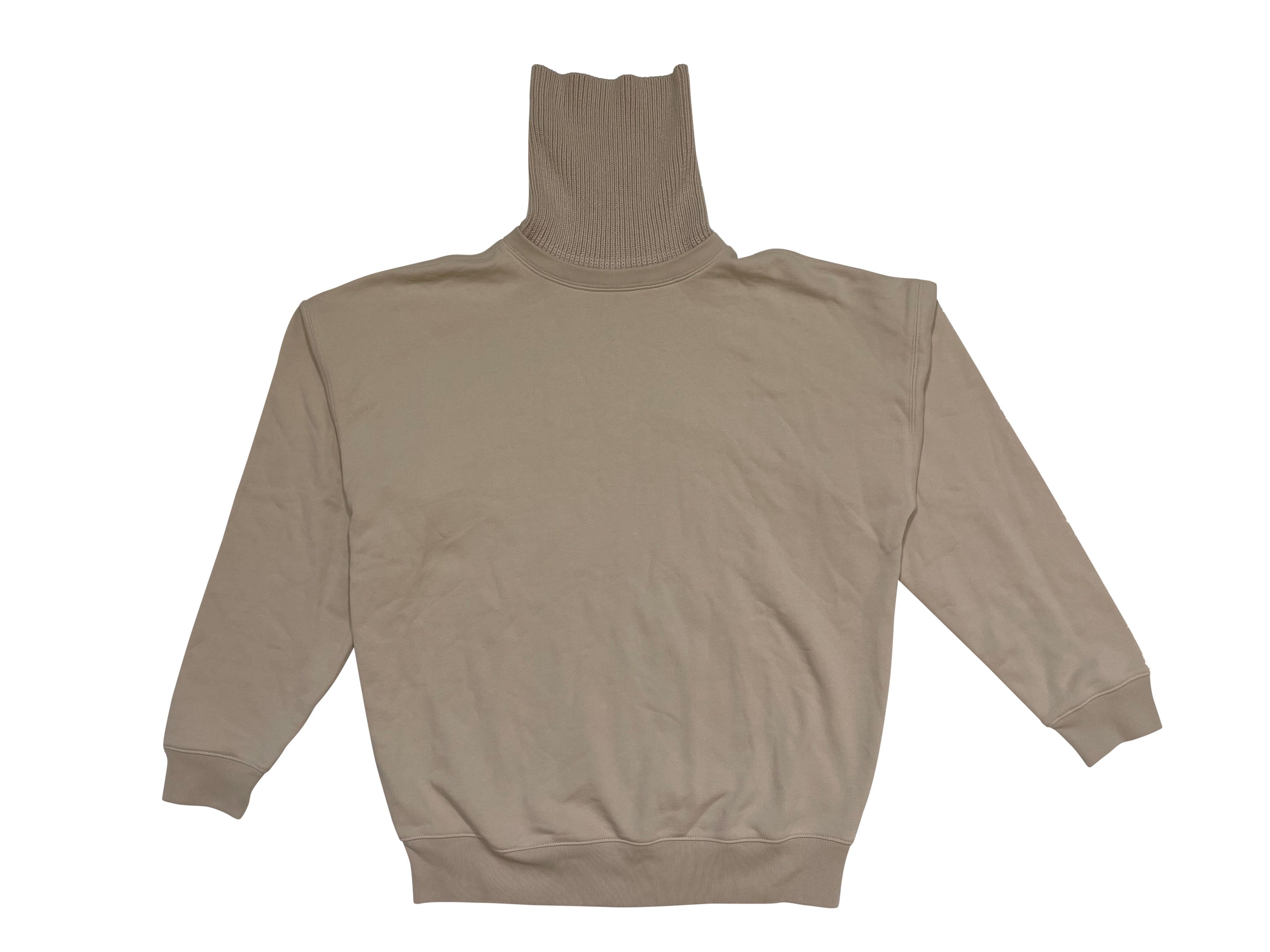 Helmut Lang ⚡️QUICK SALE⚡️Helmut Lang Beige Oversized Turtleneck Size US M / EU 48-50 / 2 - 2 Thumbnail