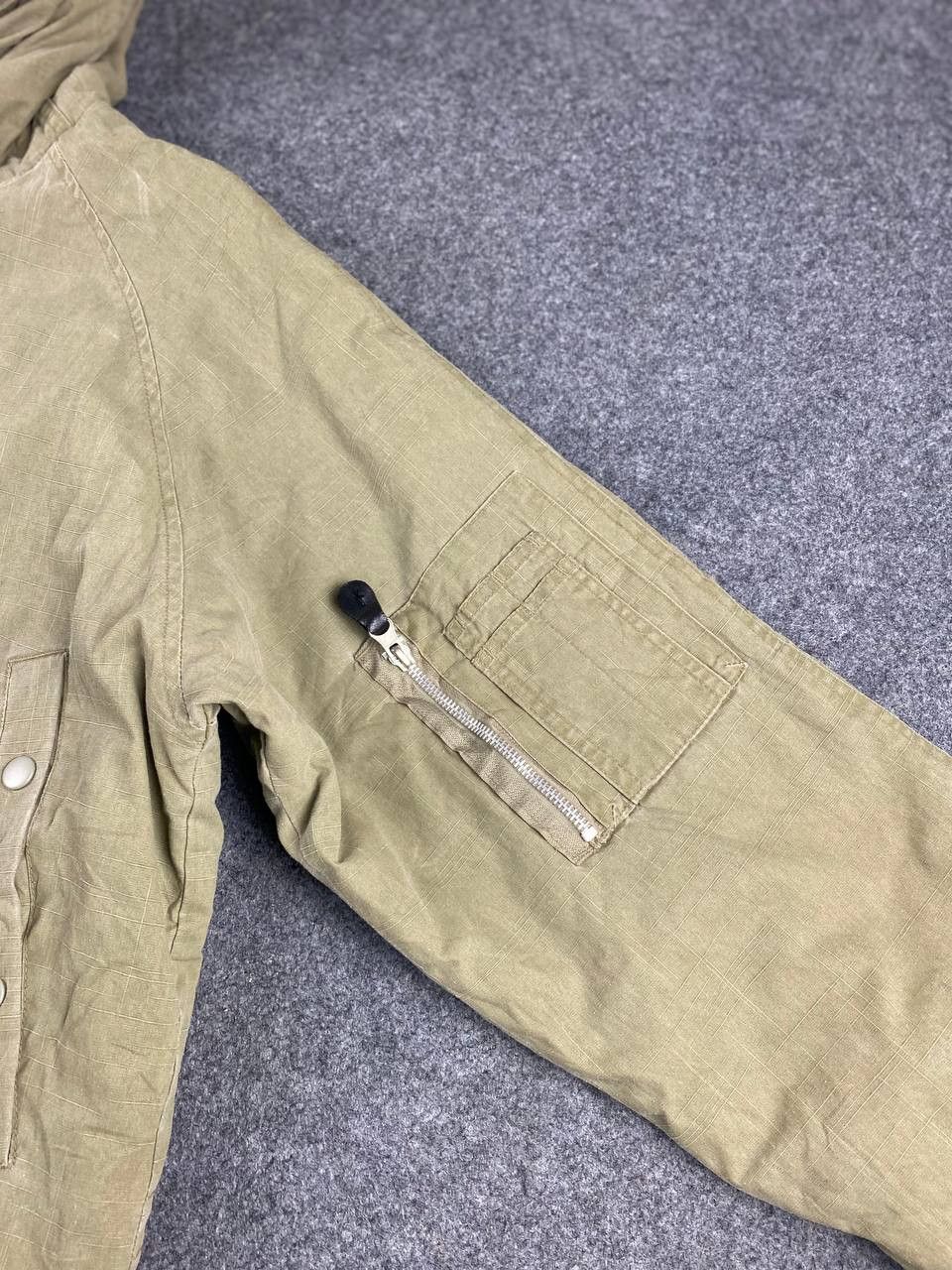 Japanese Brand japanese brands jacket quilted lining fur on the hoody Size US M / EU 48-50 / 2 - 4 Thumbnail