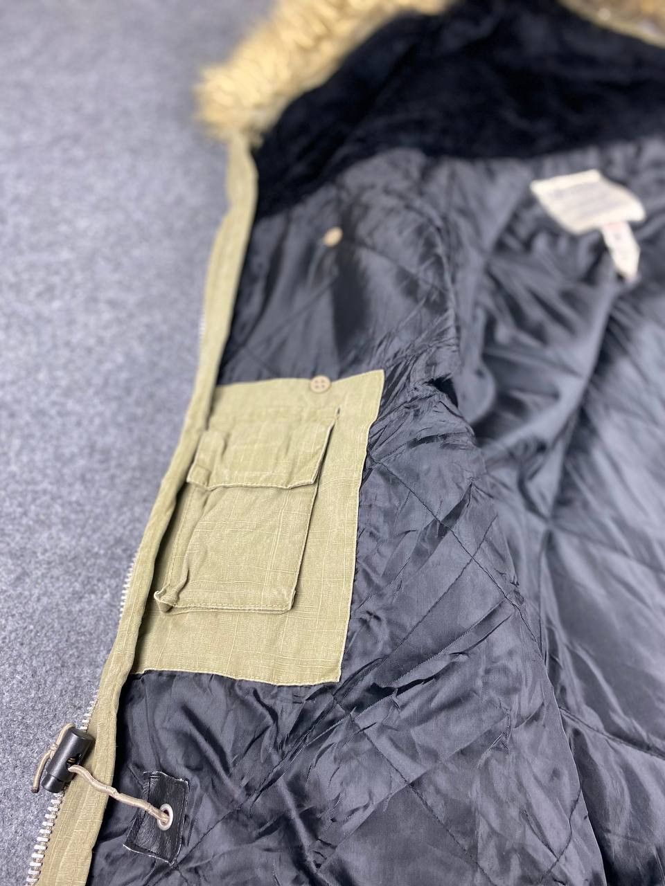 Japanese Brand japanese brands jacket quilted lining fur on the hoody Size US M / EU 48-50 / 2 - 8 Thumbnail