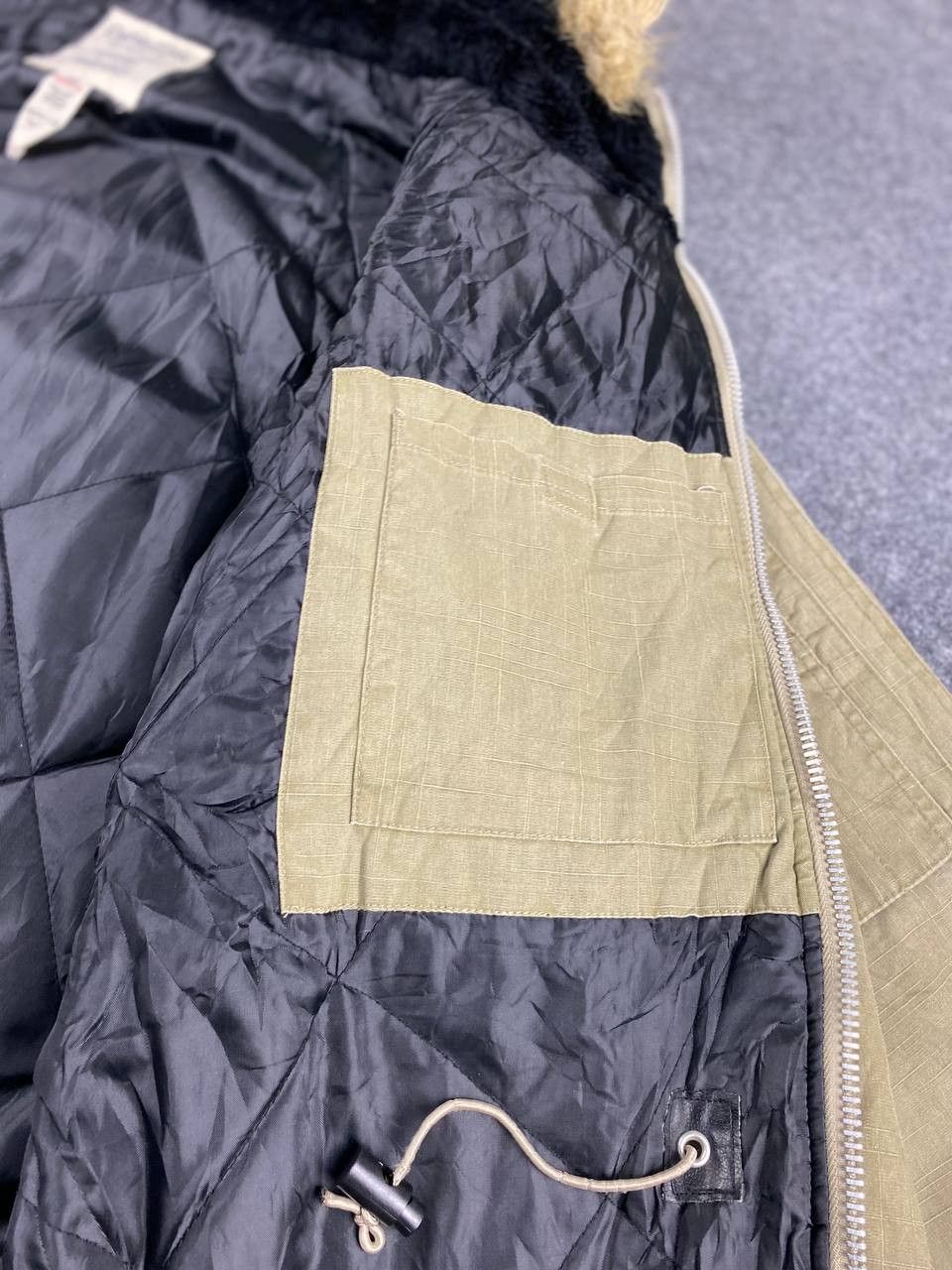 Japanese Brand japanese brands jacket quilted lining fur on the hoody Size US M / EU 48-50 / 2 - 9 Thumbnail