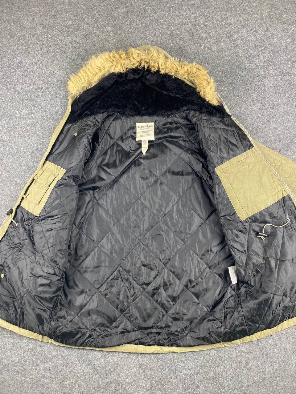 Japanese Brand japanese brands jacket quilted lining fur on the hoody Size US M / EU 48-50 / 2 - 5 Thumbnail