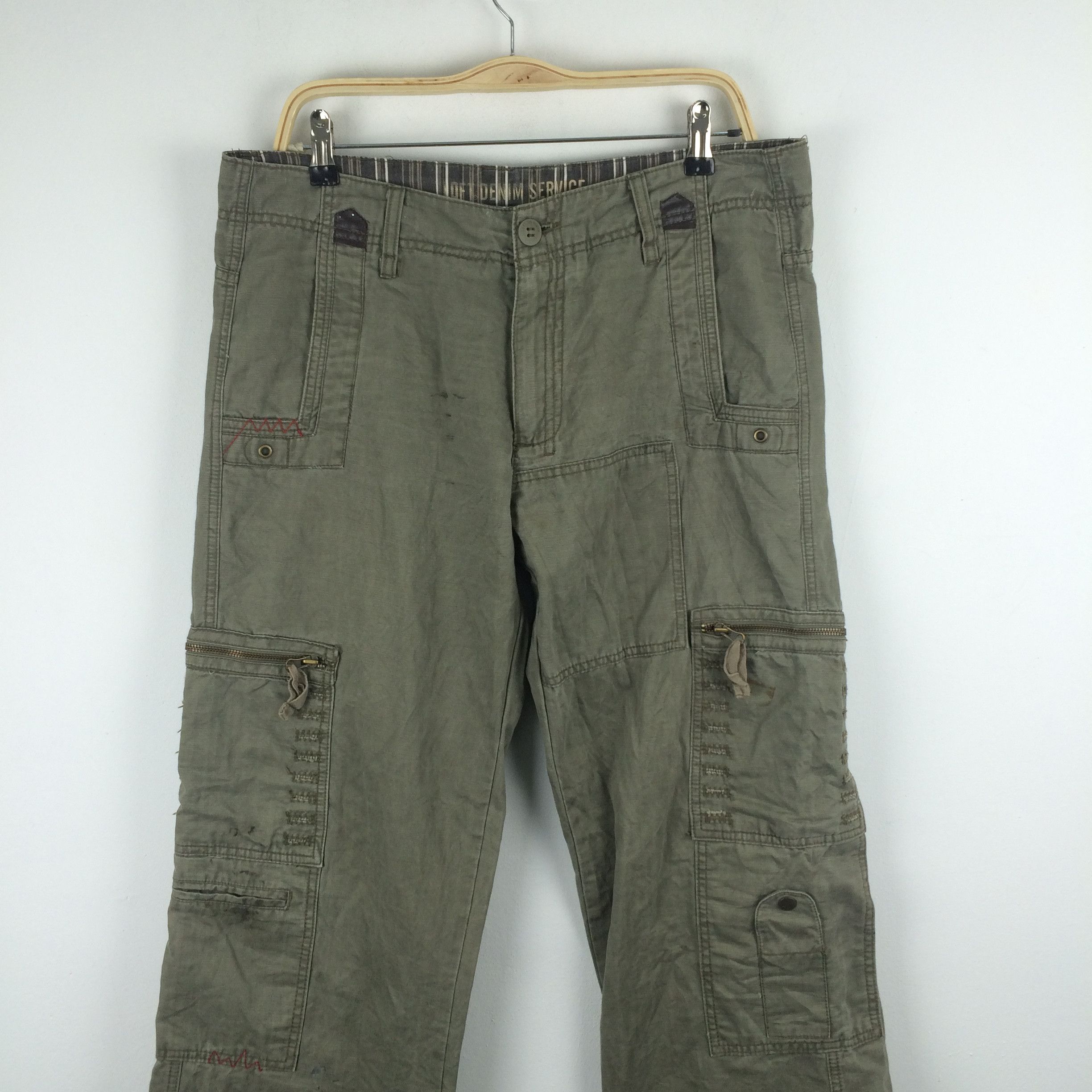 Designer × Japanese Brand × Loft X131 JAPAN LOFT RSRE TACTICAL MULTIPLE POCKET CARGO PANTS Size US 36 / EU 52 - 8 Thumbnail