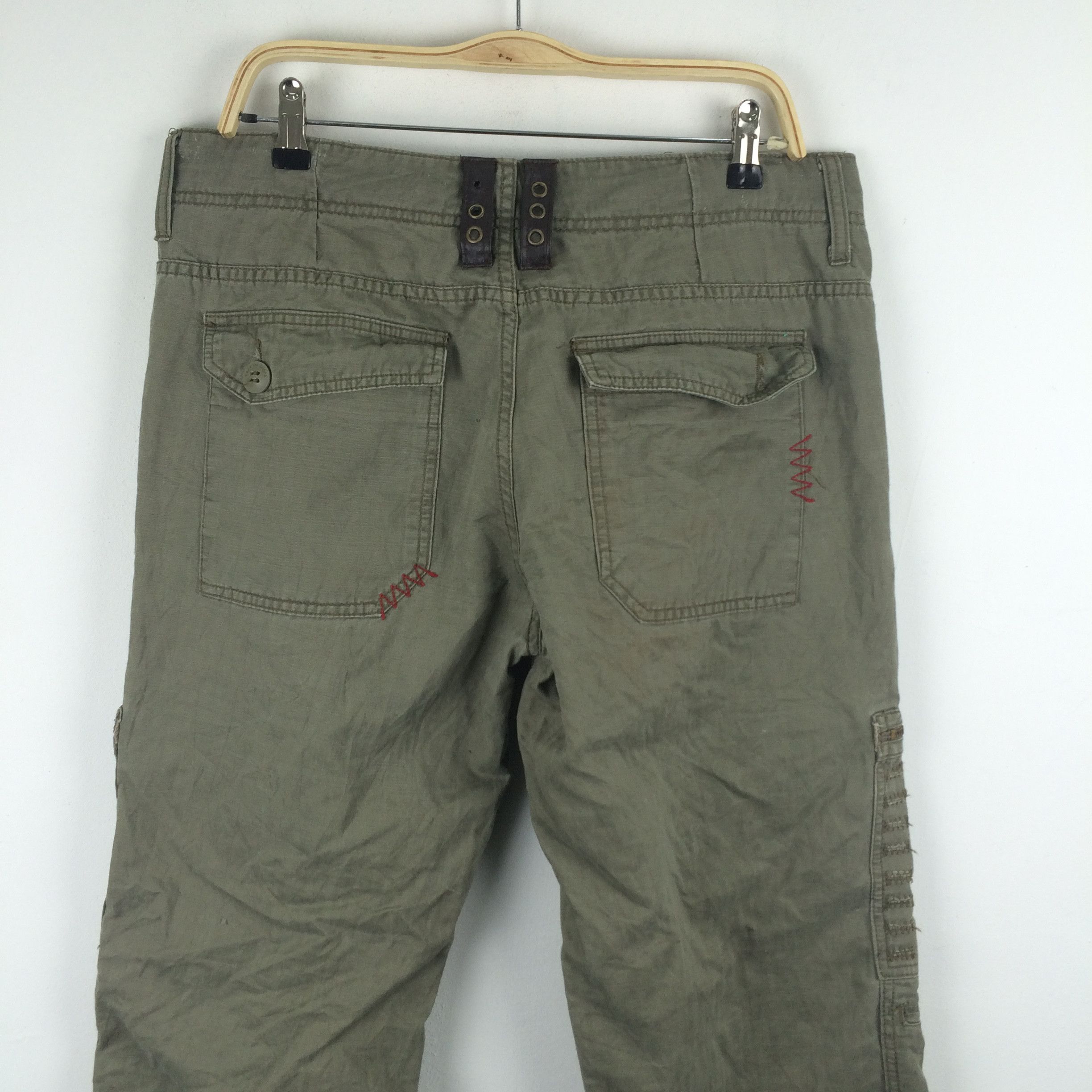 Designer × Japanese Brand × Loft X131 JAPAN LOFT RSRE TACTICAL MULTIPLE POCKET CARGO PANTS Size US 36 / EU 52 - 5 Thumbnail