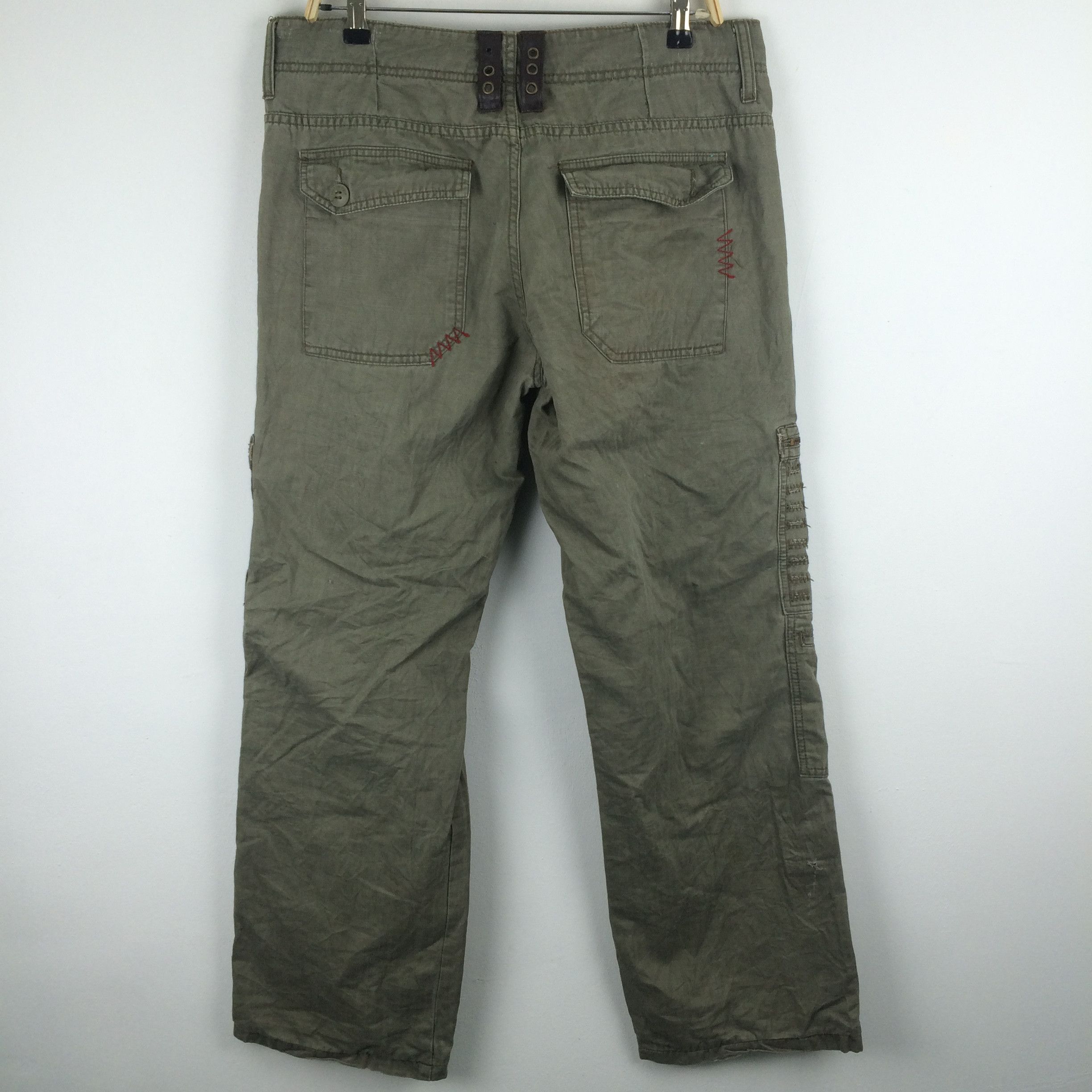 Designer × Japanese Brand × Loft X131 JAPAN LOFT RSRE TACTICAL MULTIPLE POCKET CARGO PANTS Size US 36 / EU 52 - 2 Thumbnail